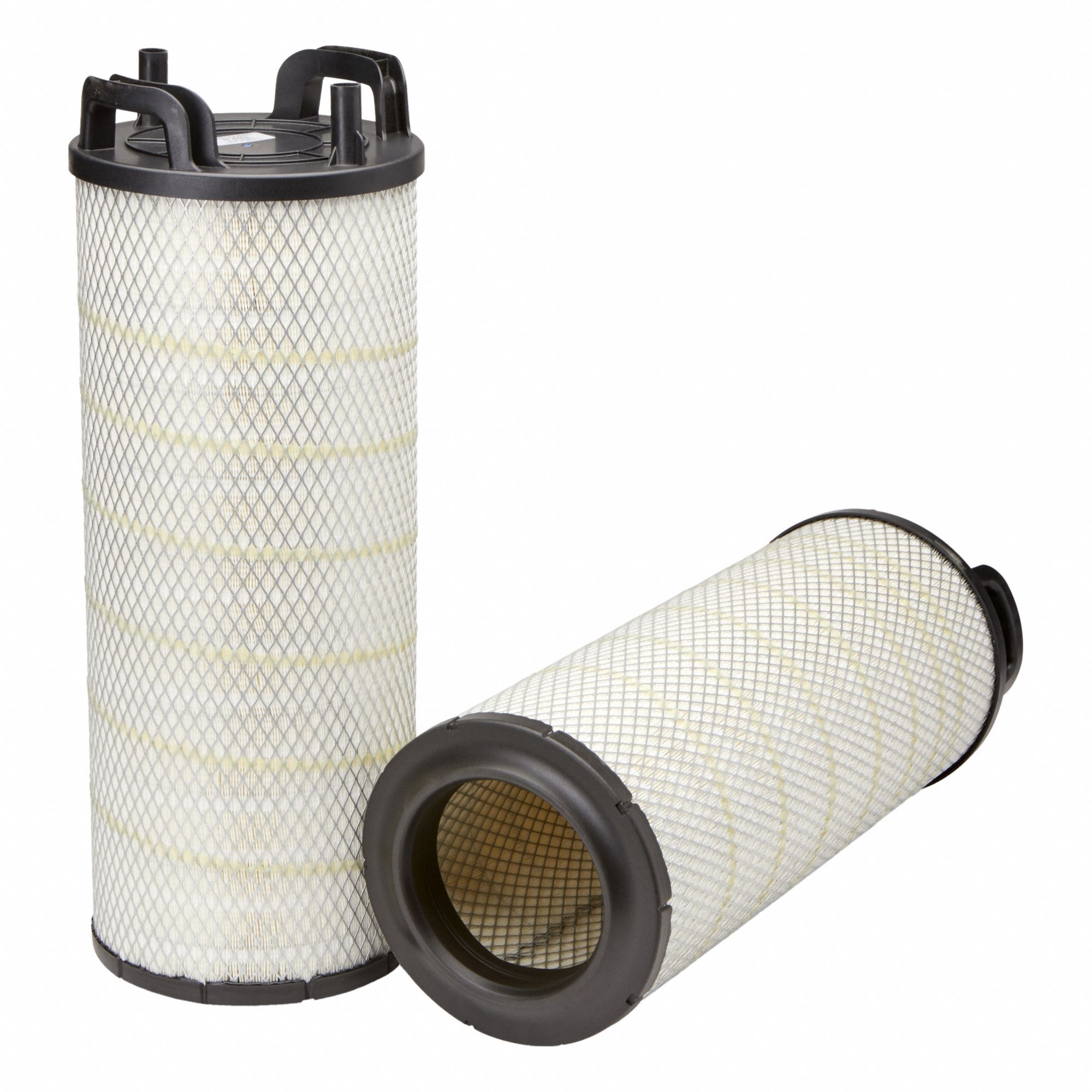Automotive Air Filter: Round-Oval, Engine, Radial Seal, 9 11/32 in Outside Dia, Cellulose