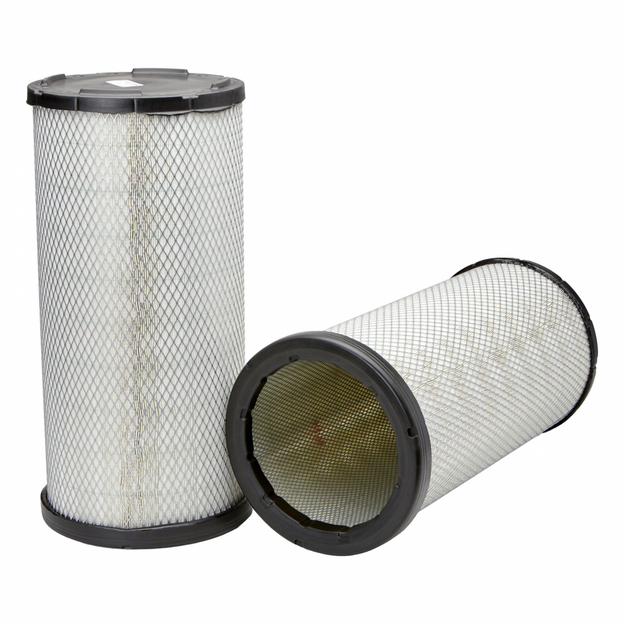 Automotive Air Filter: Round-Oval, Engine, Radial Seal, 12 1/2 in Overall Lg, Cellulose