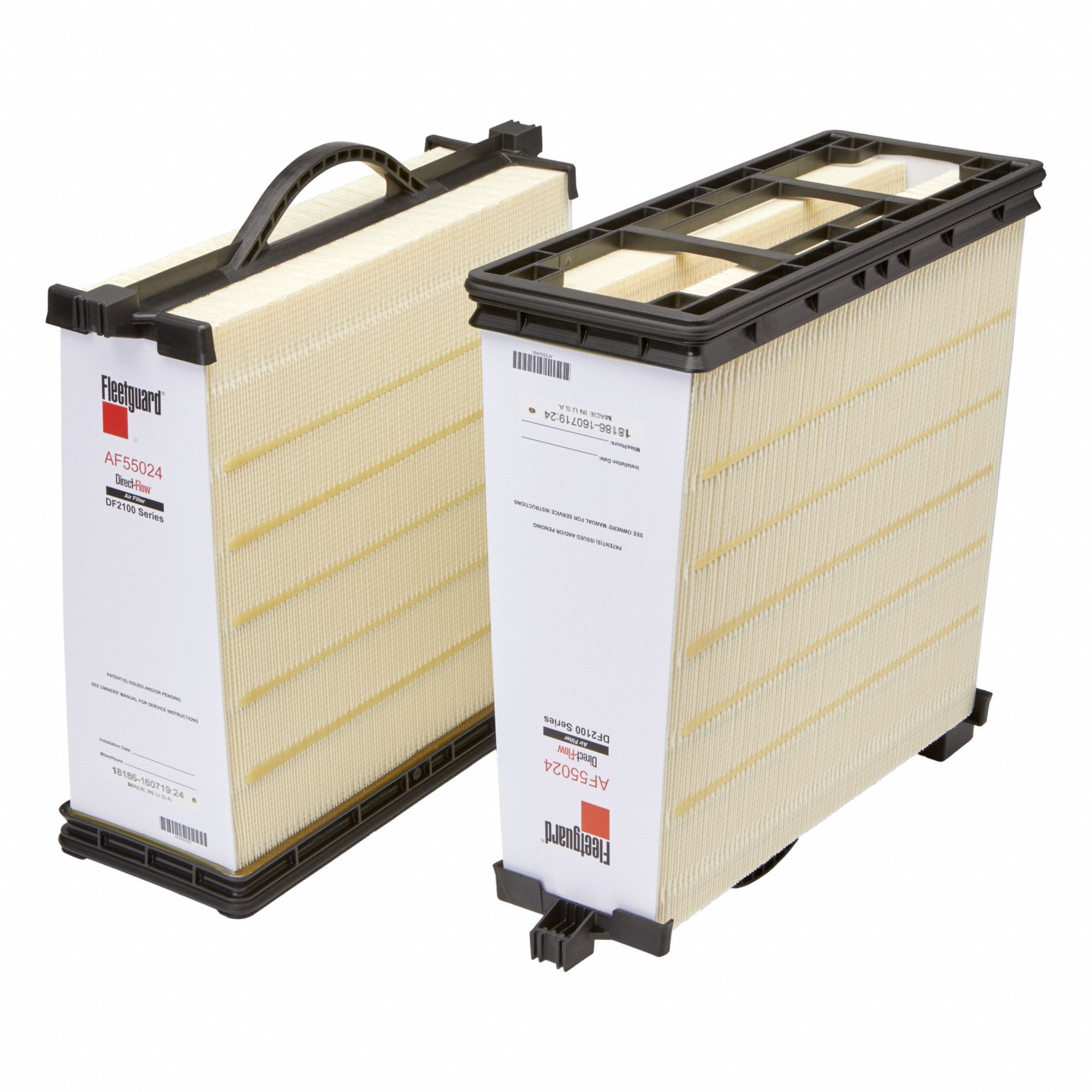 Automotive Air Filter: Engine, 6 11/16 in Overall Lg, 18 5/16 in Overall Ht, Cellulose