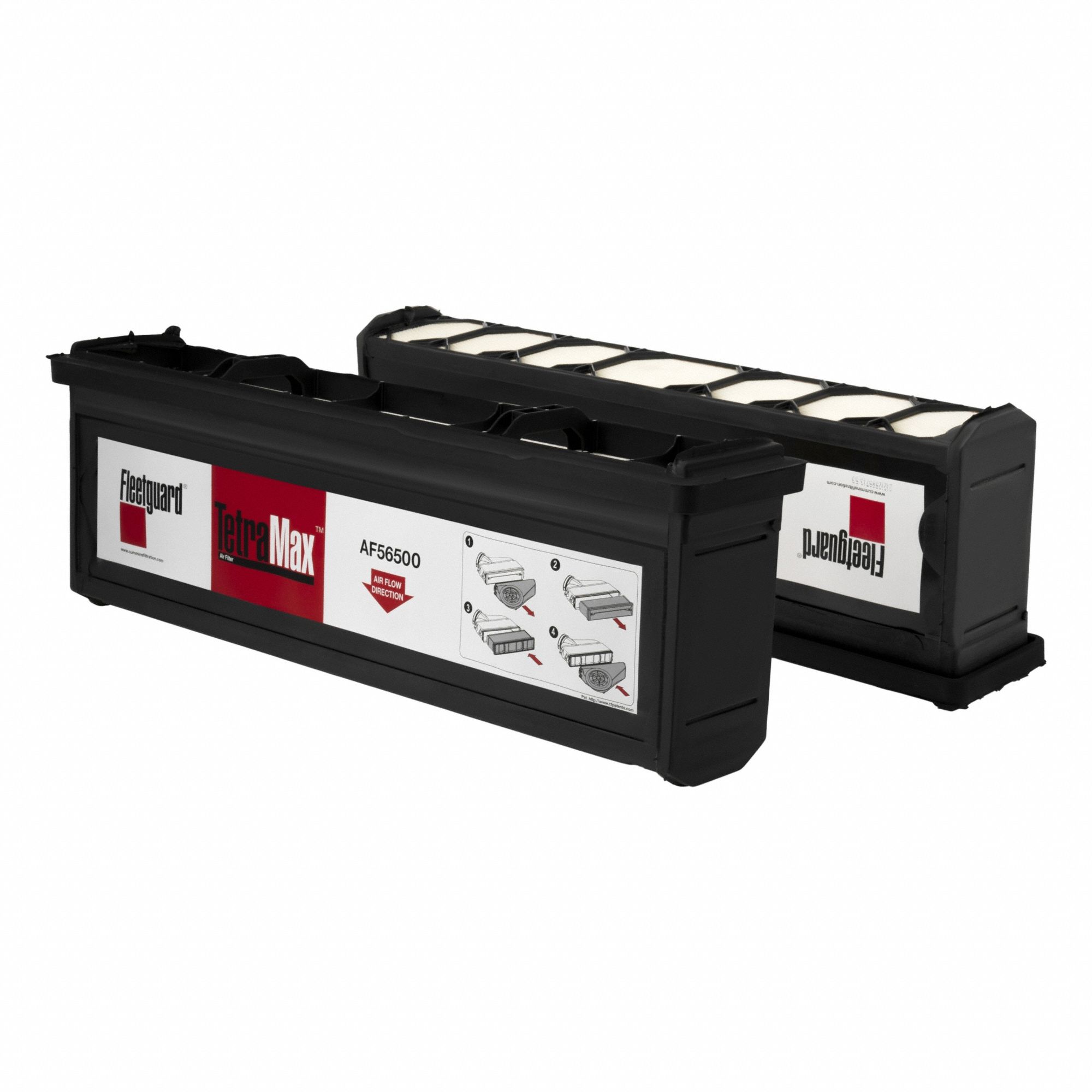 Automotive Air Filter: Round-Oval, Engine, Axial Seal, 26 1/4 in Overall Lg, AF56500