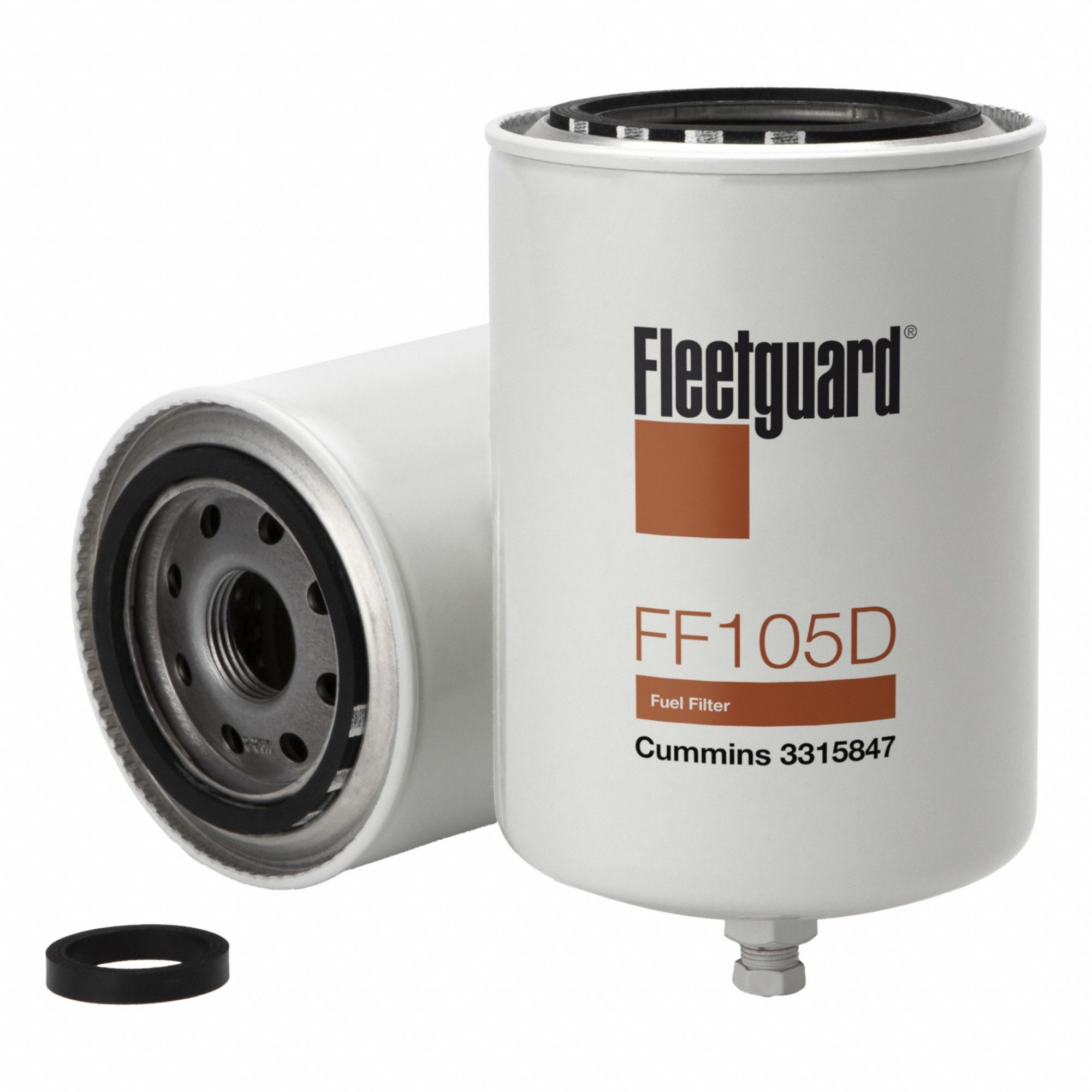 Automotive Fuel Filter: 16 5/16 in Overall Lg, 3 11/16 in Outside Dia, Diesel Fuel