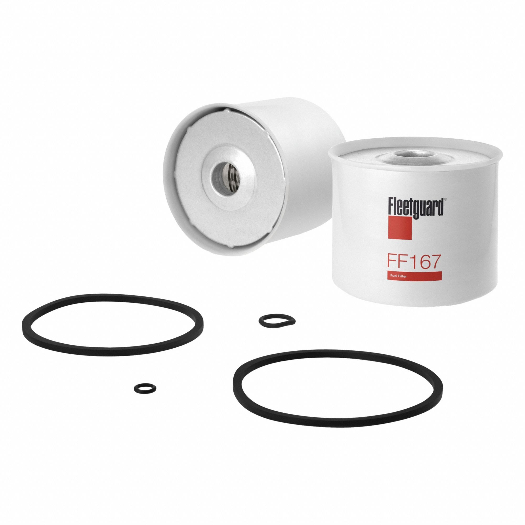 Automotive Fuel Filter: 7 1/2 in Overall Lg, 3 7/16 in Outside Dia, 1 1/2 in Inside Dia