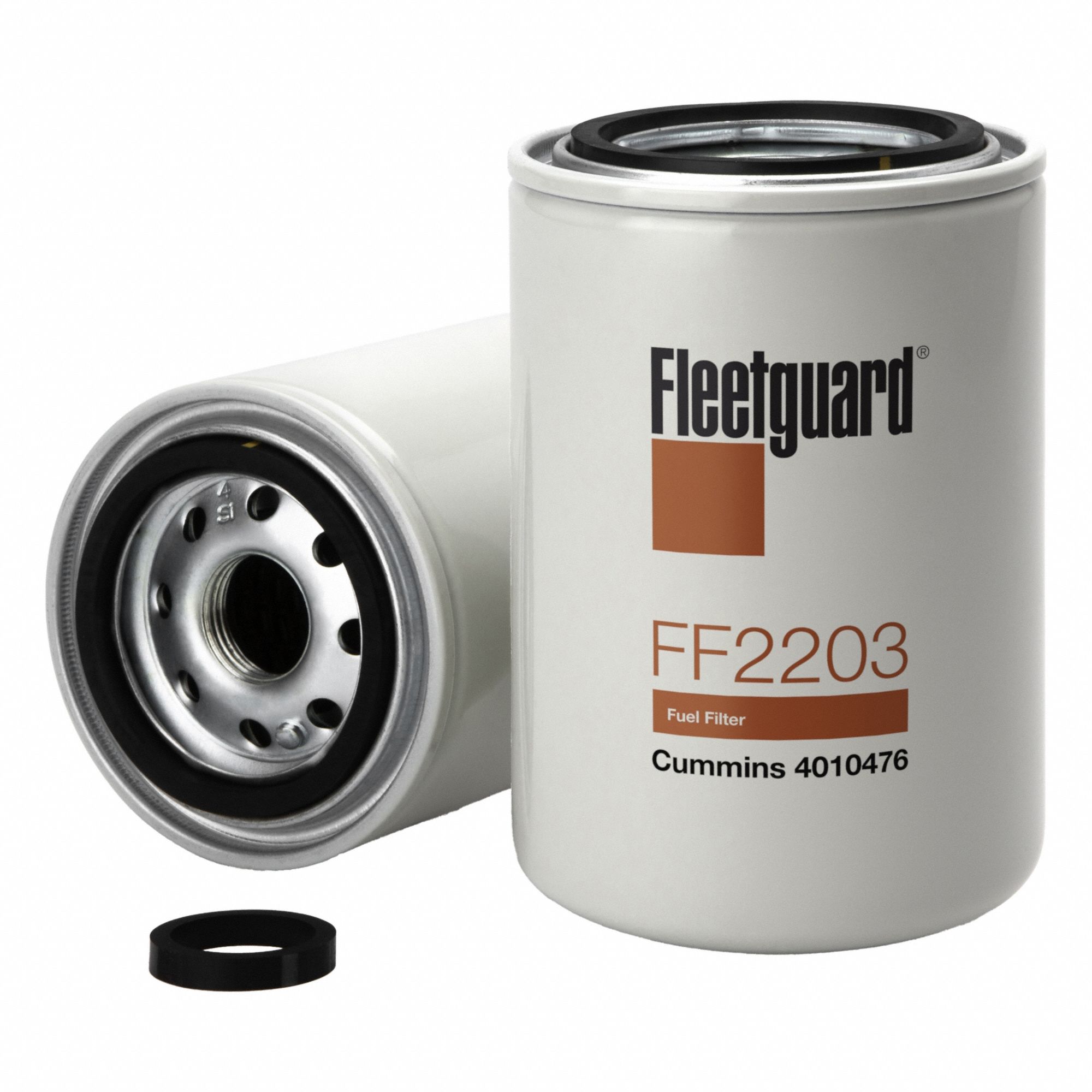 Automotive Fuel Filter: 8 11/16 in Overall Lg, 3 11/16 in Outside Dia, Diesel Fuel