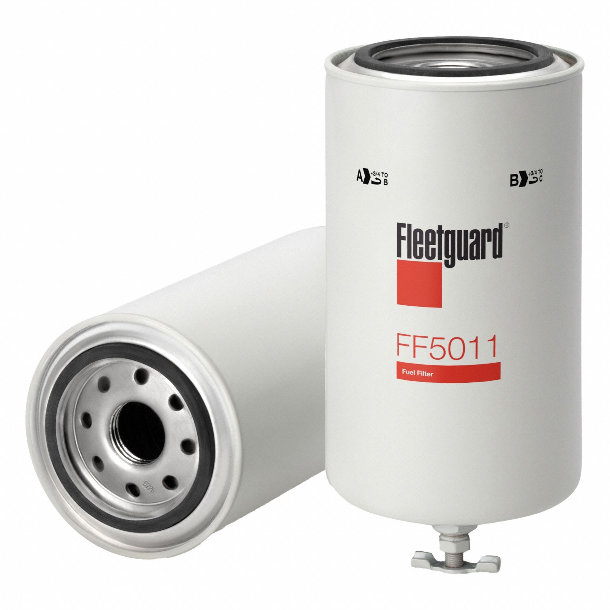 Automotive Fuel Filter: 12 in Overall Lg, 3 11/16 in Outside Dia, Diesel Fuel, Diesel