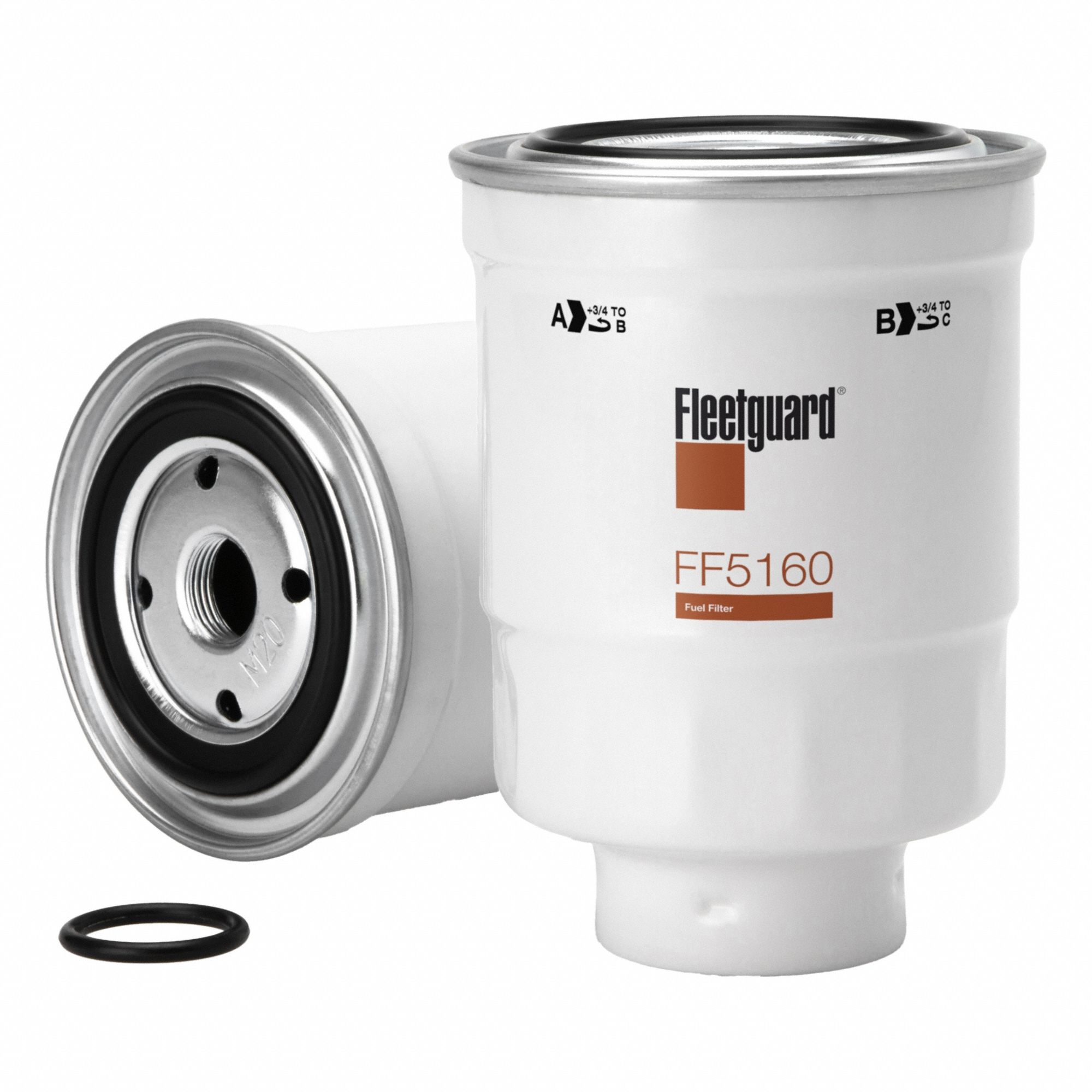 Automotive Fuel Filter: 16 7/8 in Overall Lg, 3 9/16 in Outside Dia, Diesel Fuel, Diesel