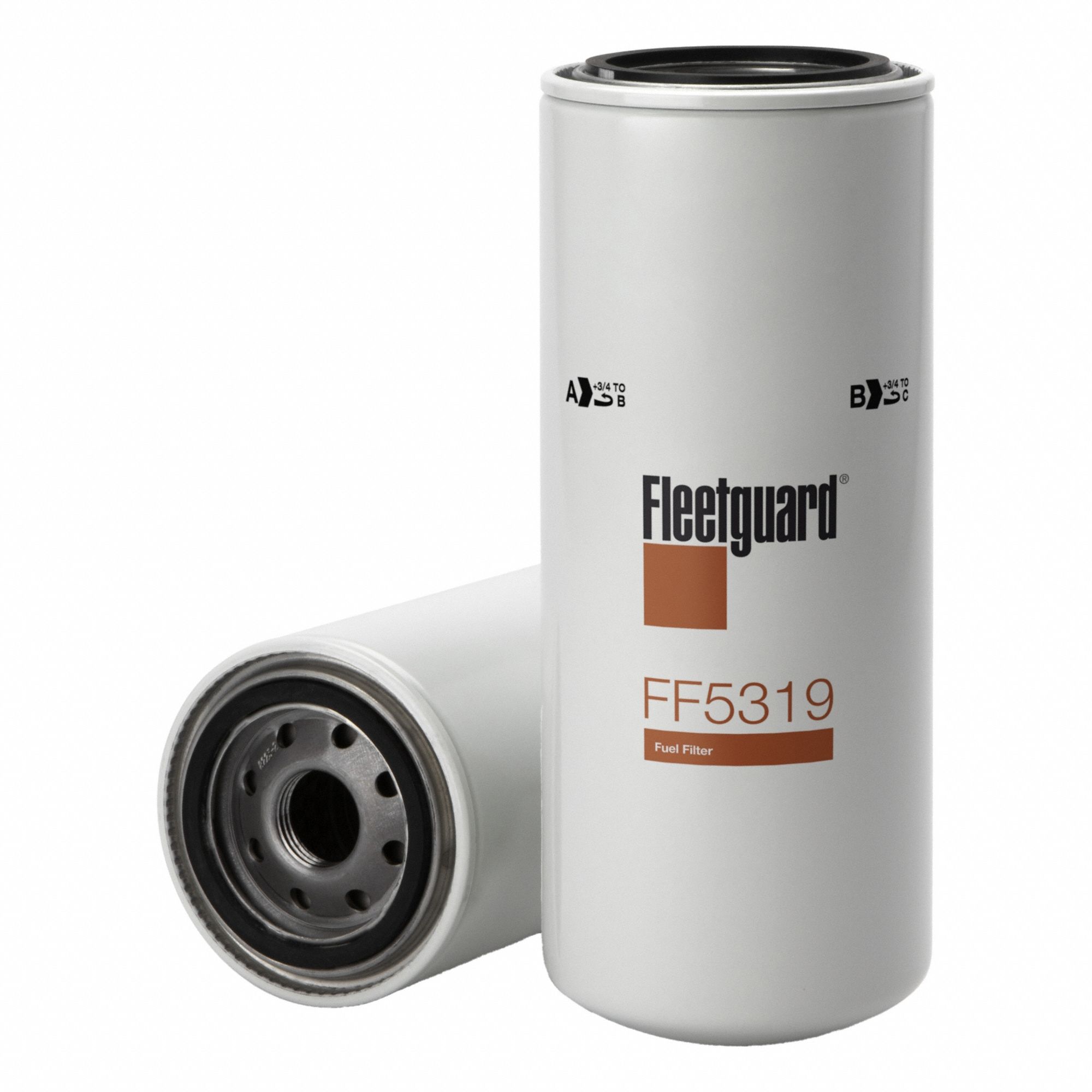 Automotive Fuel Filter: 12 3/8 in Overall Lg, 3 11/16 in Outside Dia, Diesel Fuel, Diesel