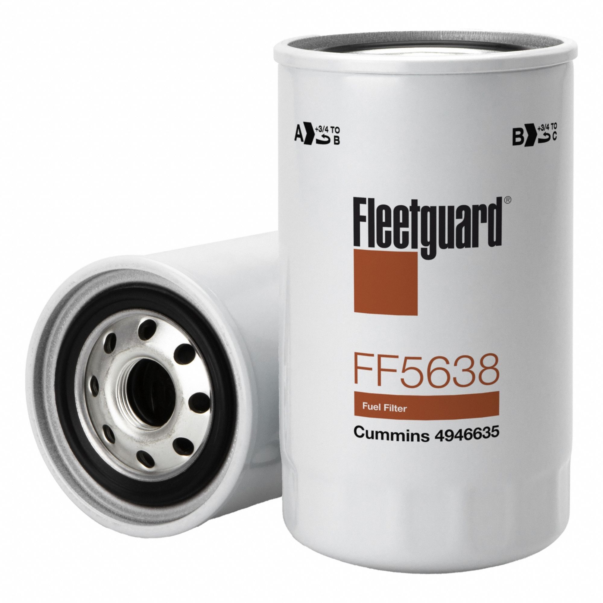 Automotive Fuel Filter: 14 3/16 in Overall Lg, 3 3/16 in Outside Dia, Diesel Fuel, Diesel