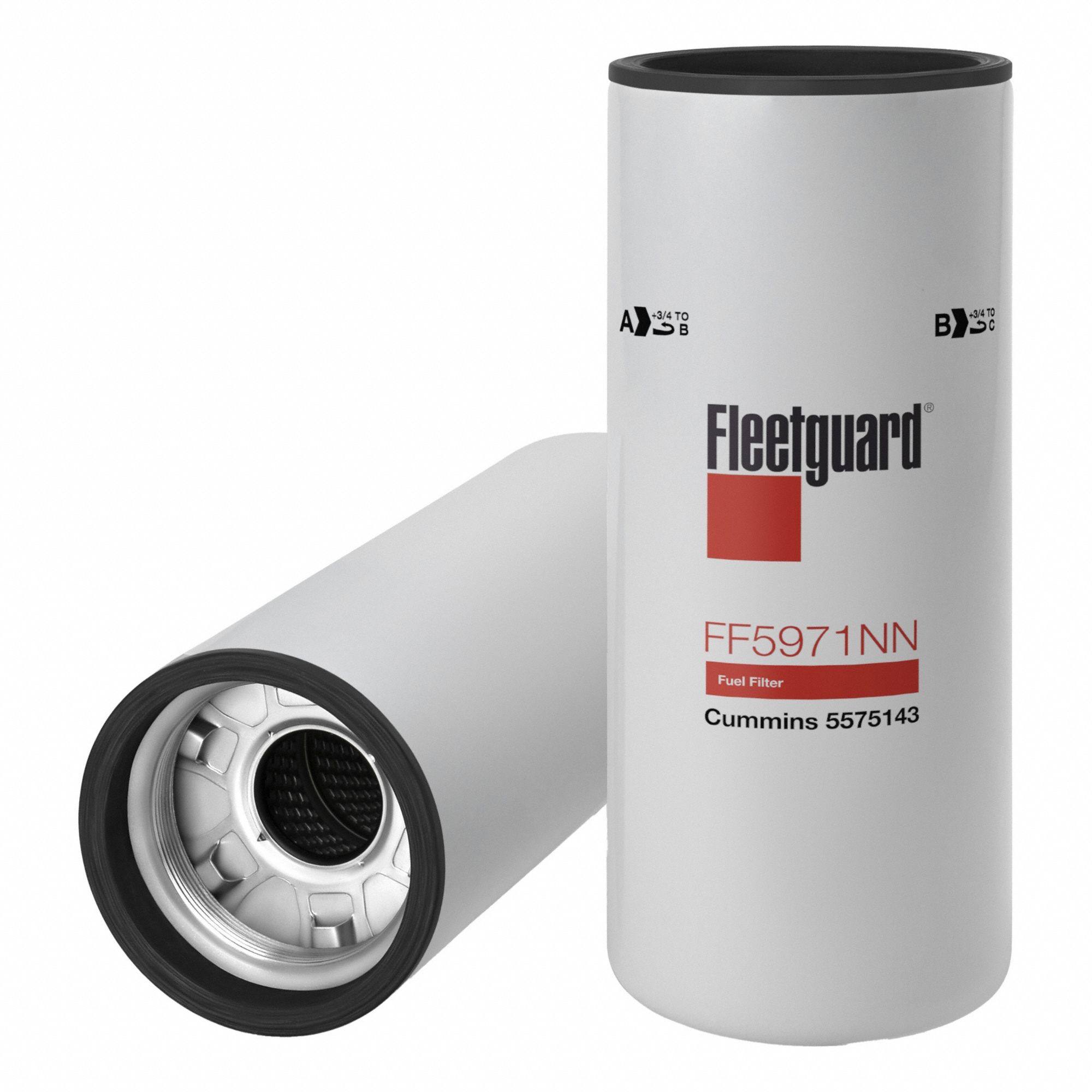Automotive Fuel Filter: 14 7/8 in Overall Lg, 4 3/4 in Outside Dia, Diesel Fuel, Diesel