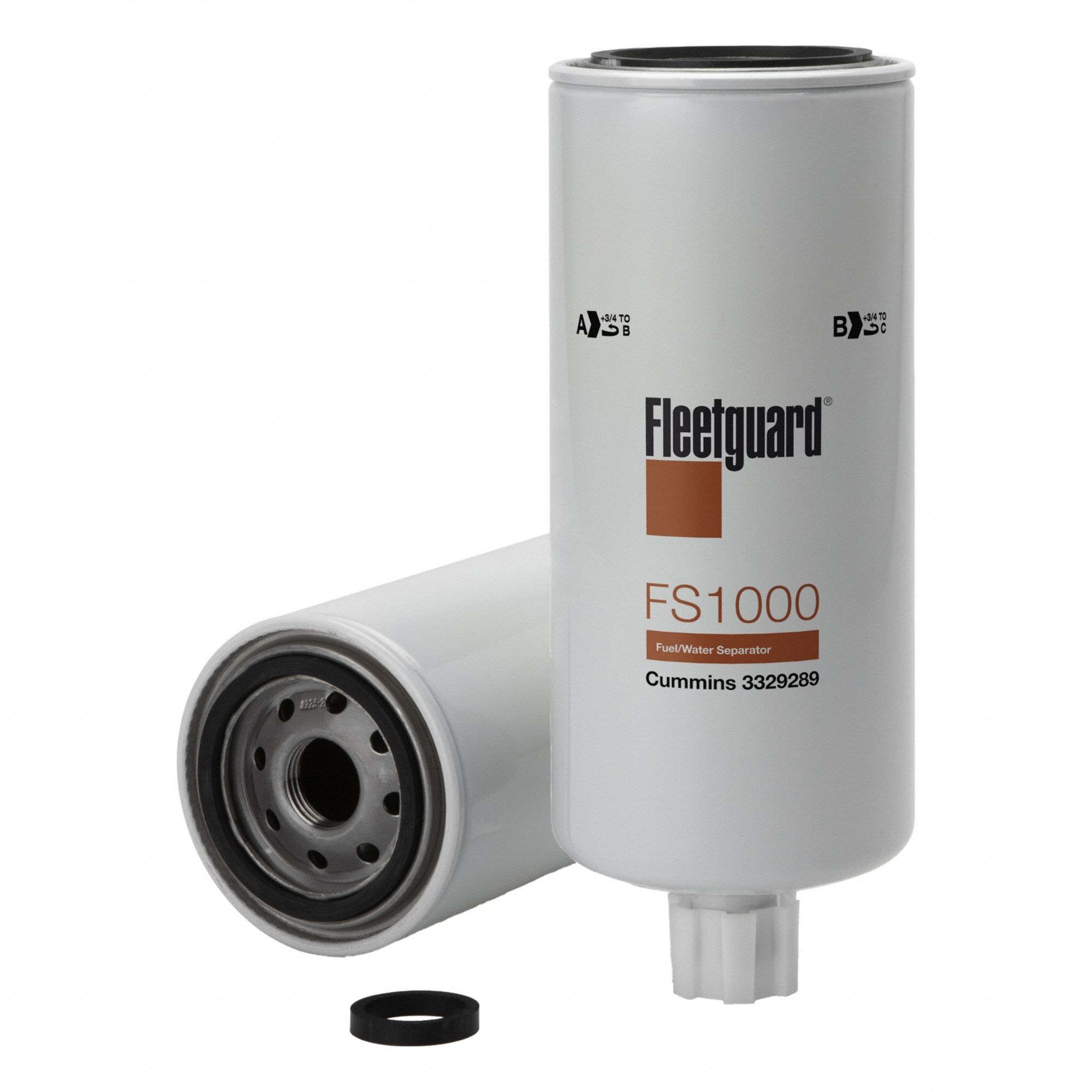 Automotive Fuel Filter: 15 5/16 in Overall Lg, 3 11/16 in Outside Dia, Diesel Fuel
