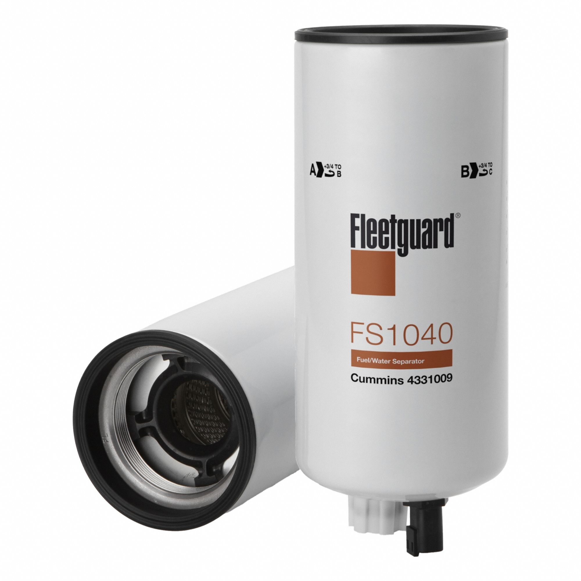 Automotive Fuel Filter: 14 11/16 in Overall Lg, 4 5/8 in Outside Dia, Diesel Fuel, Diesel