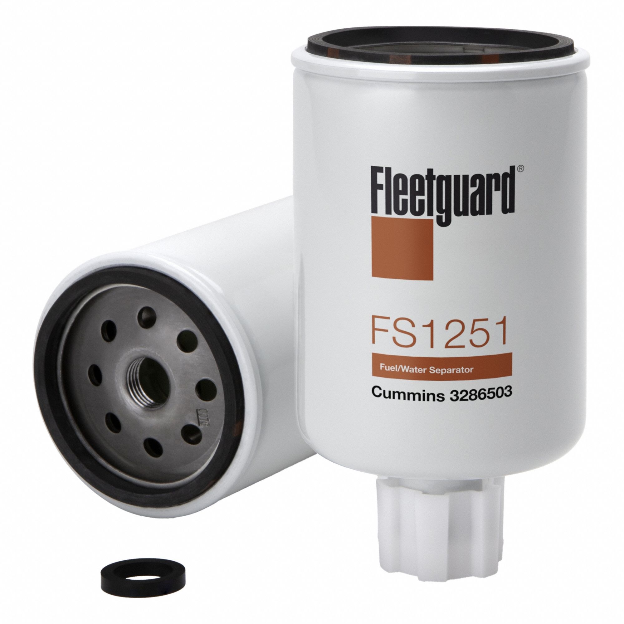Automotive Fuel Filter: 12 13/16 in Overall Lg, 3 in Outside Dia, Diesel Fuel, Diesel