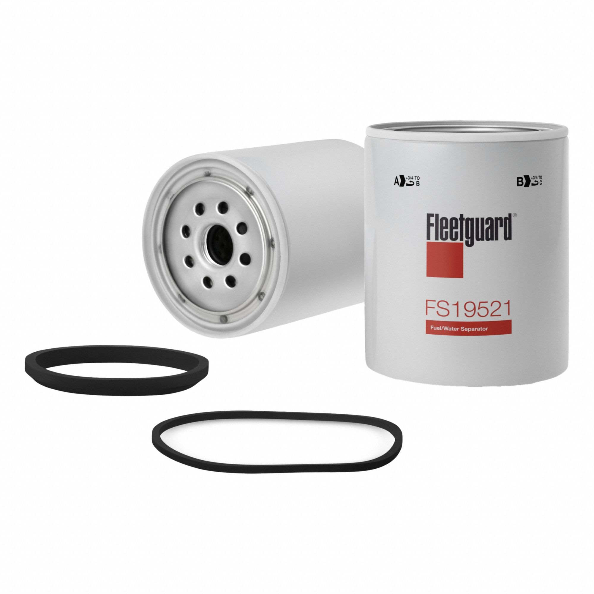 Automotive Fuel Filter: 14 in Overall Lg, 4 3/8 in Outside Dia, Diesel Fuel, Diesel