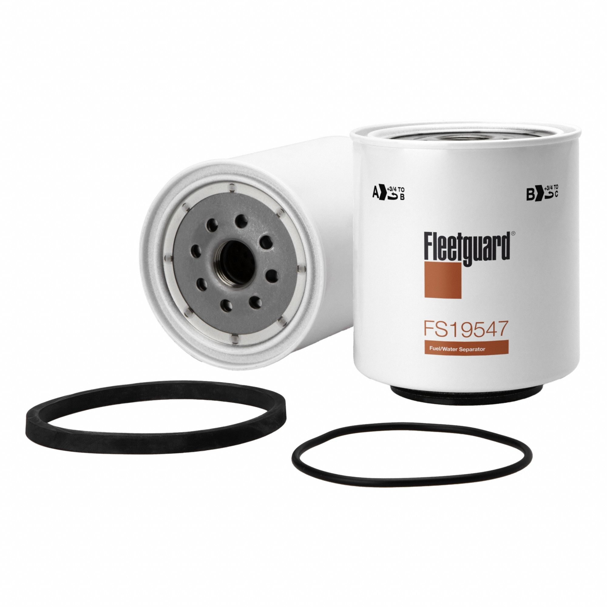 Automotive Fuel Filter: 14 in Overall Lg, 4 3/8 in Outside Dia, Diesel Fuel, Diesel