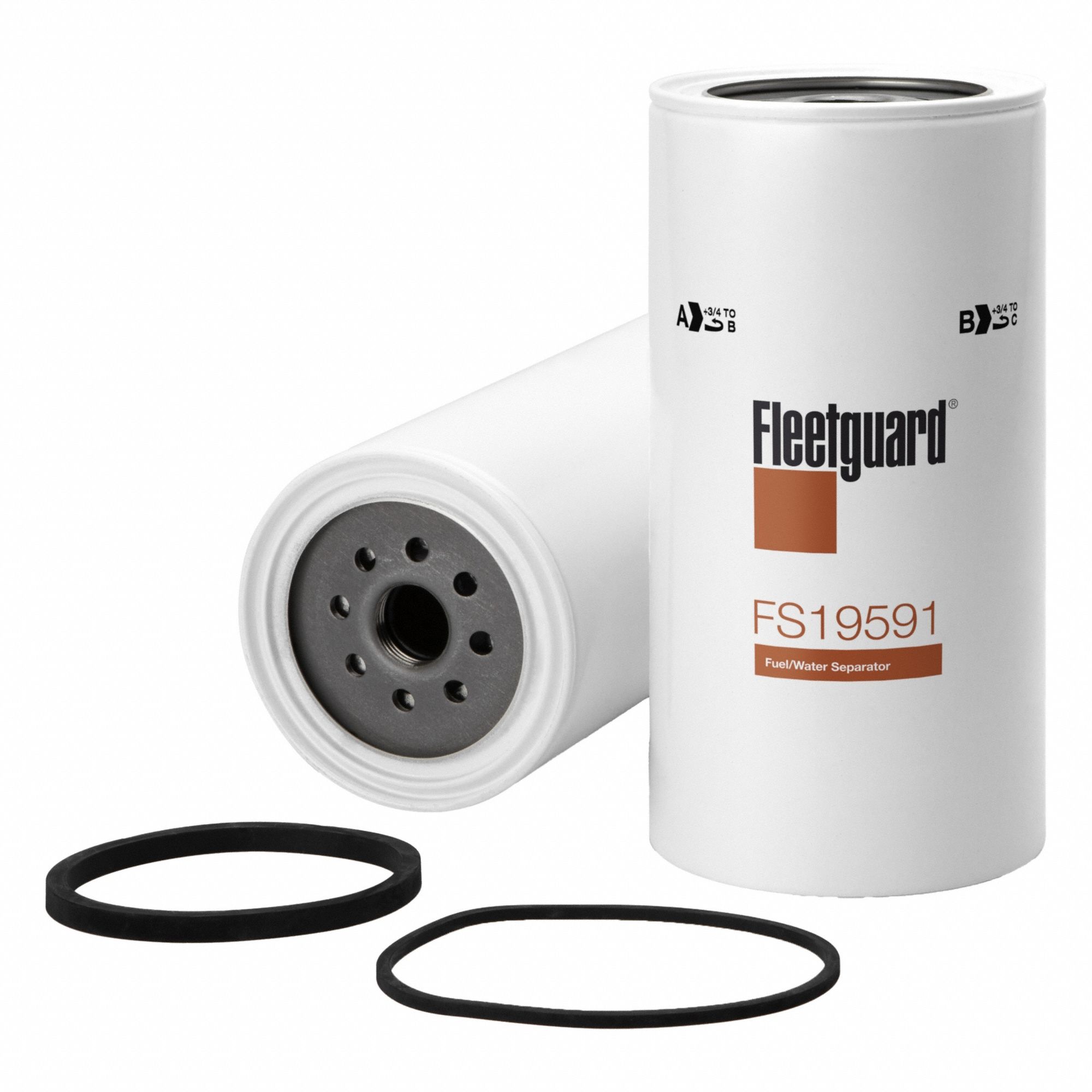 Automotive Fuel Filter: 14 1/2 in Overall Lg, 4 3/8 in Outside Dia, Diesel Fuel, Diesel