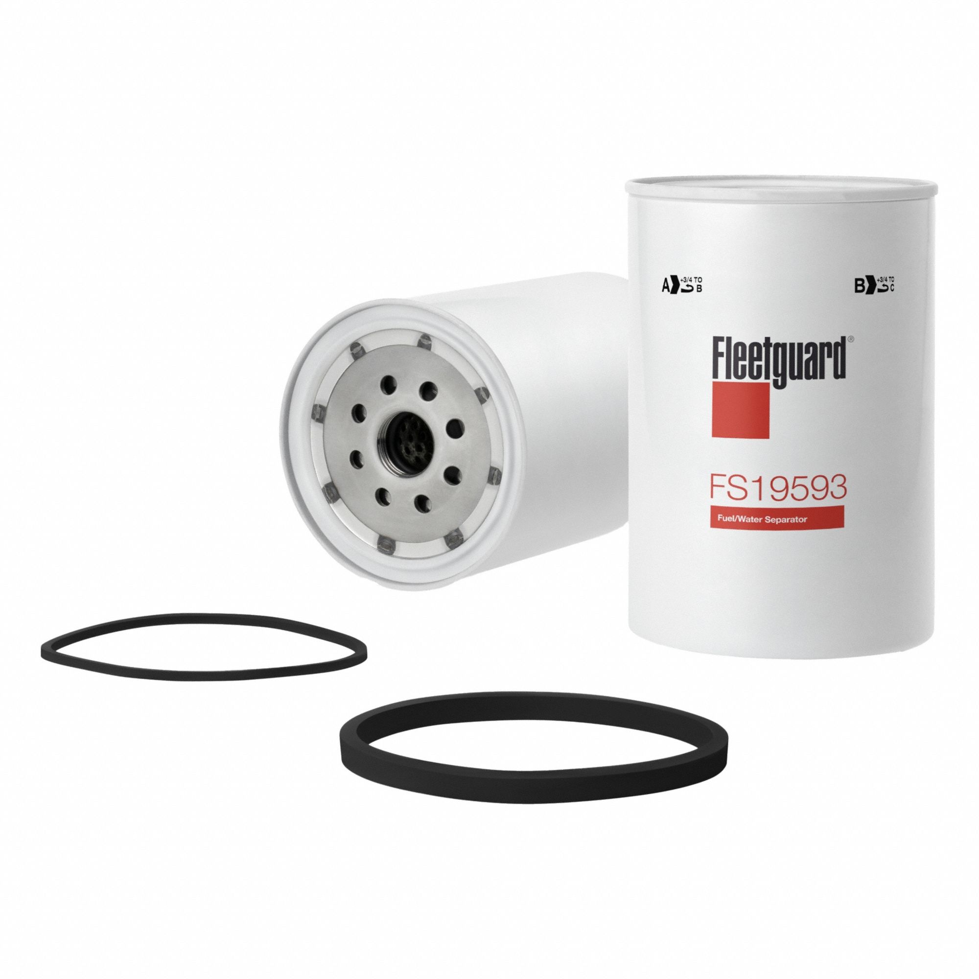 Automotive Fuel Filter: 13 7/8 in Overall Lg, 4 1/4 in Outside Dia, Diesel Fuel, Diesel
