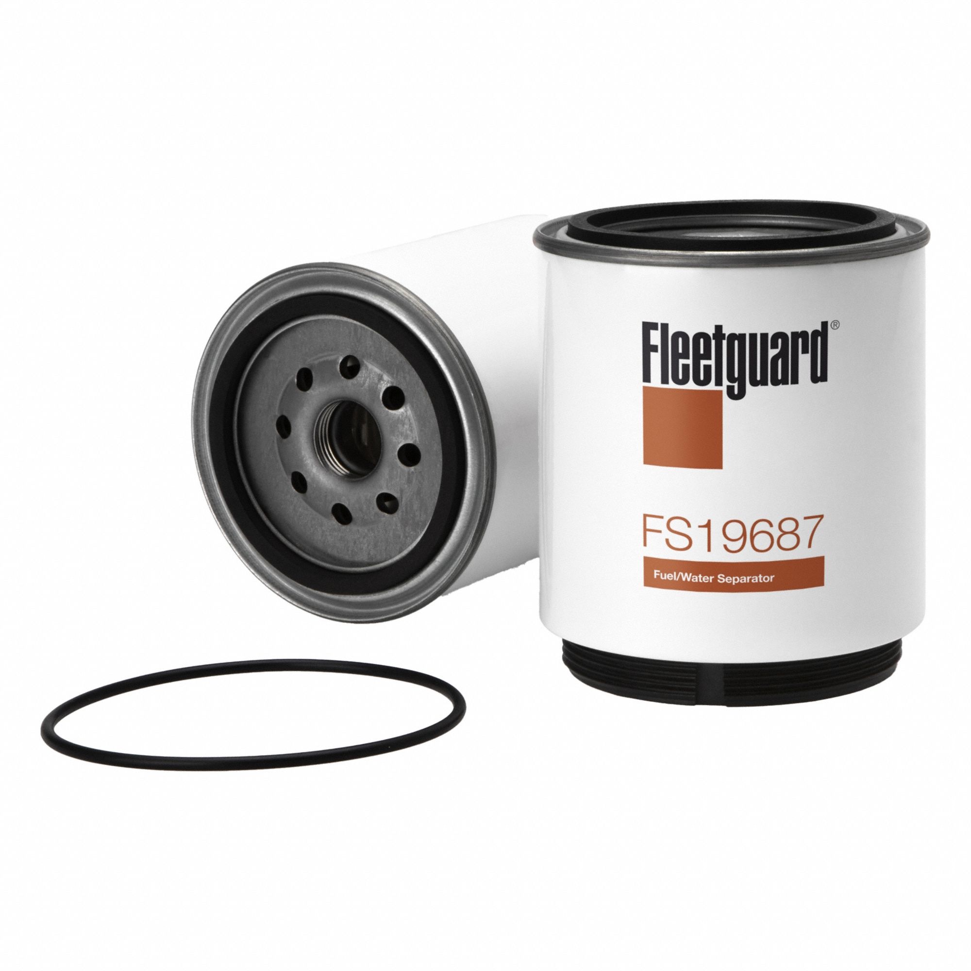 Automotive Fuel Filter: 9 in Overall Lg, 4 3/8 in Outside Dia, Diesel Fuel, Diesel