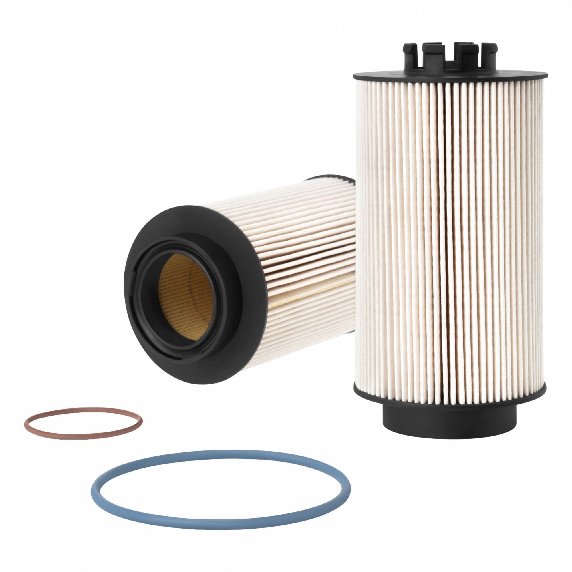 Automotive Fuel Filter: 12 3/8 in Overall Lg, 3 9/16 in Outside Dia, 1 3/4 in Inside Dia