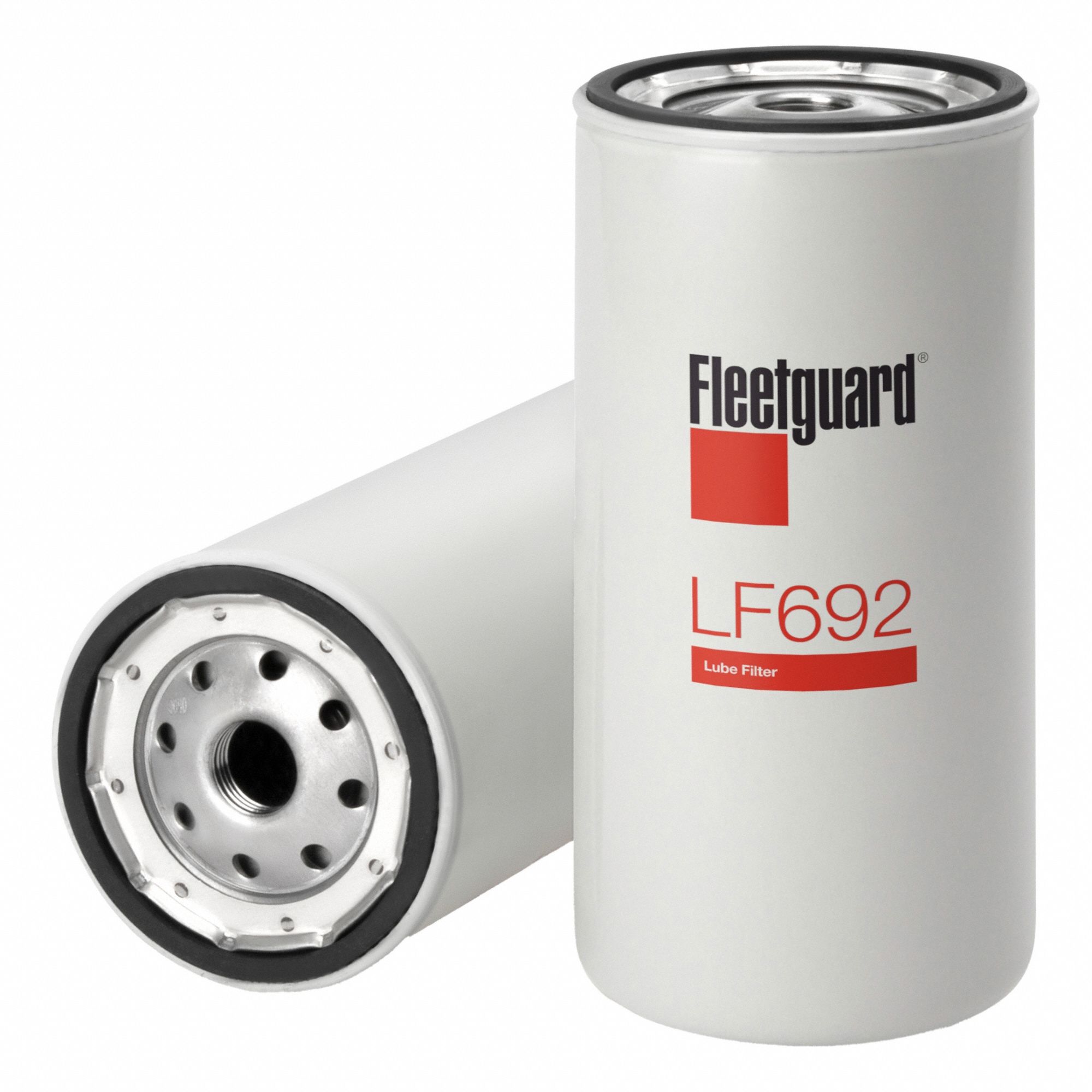 Automotive Oil Filter: B7, LF692, 13/16"-16 UNS-2B Thread Size, 8 7/8 in Overall Ht, Oil