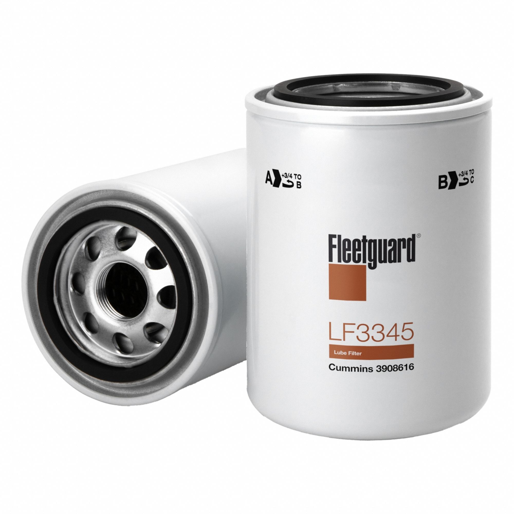 Automotive Oil Filter: BT427, LF3345, 1"-16 UN-2B Thread Size, 6 13/16 in Overall Ht, Oil