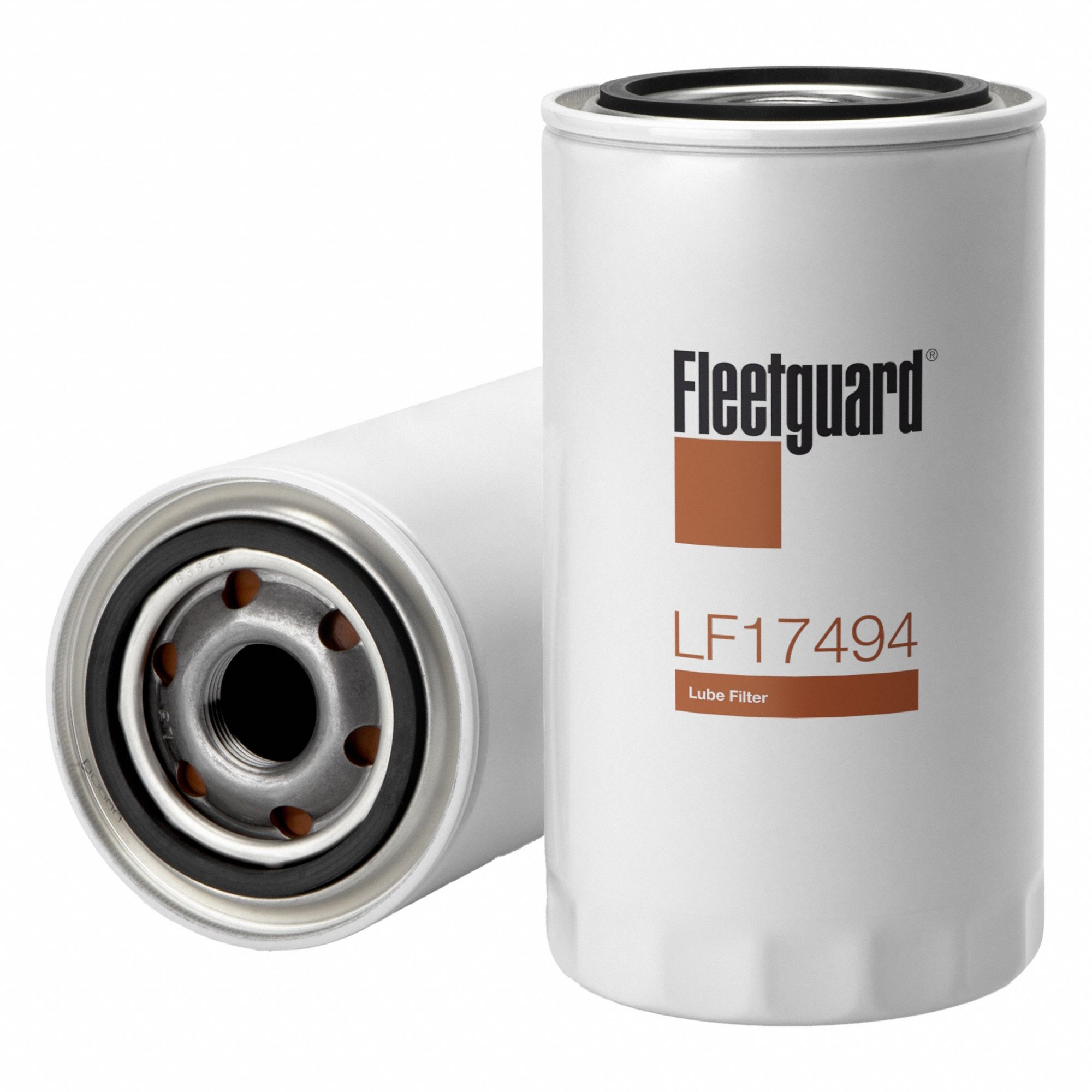 Automotive Oil Filter: B7379, LF17494, 7 15/16 in Overall Ht, 12 5/16 in Overall Lg, Oil