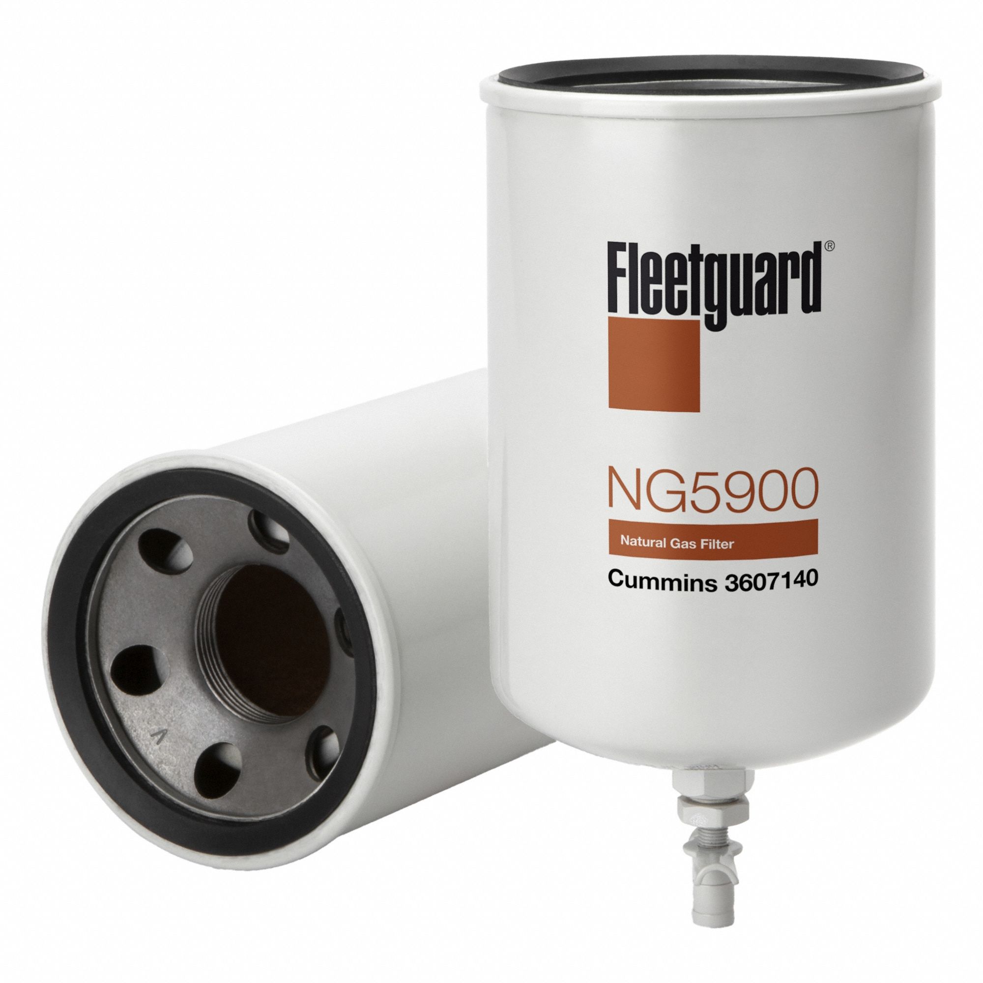 Automotive Fuel Filter: 4 in Overall Lg, 3 11/16 in Outside Dia, Gasoline, Gasoline