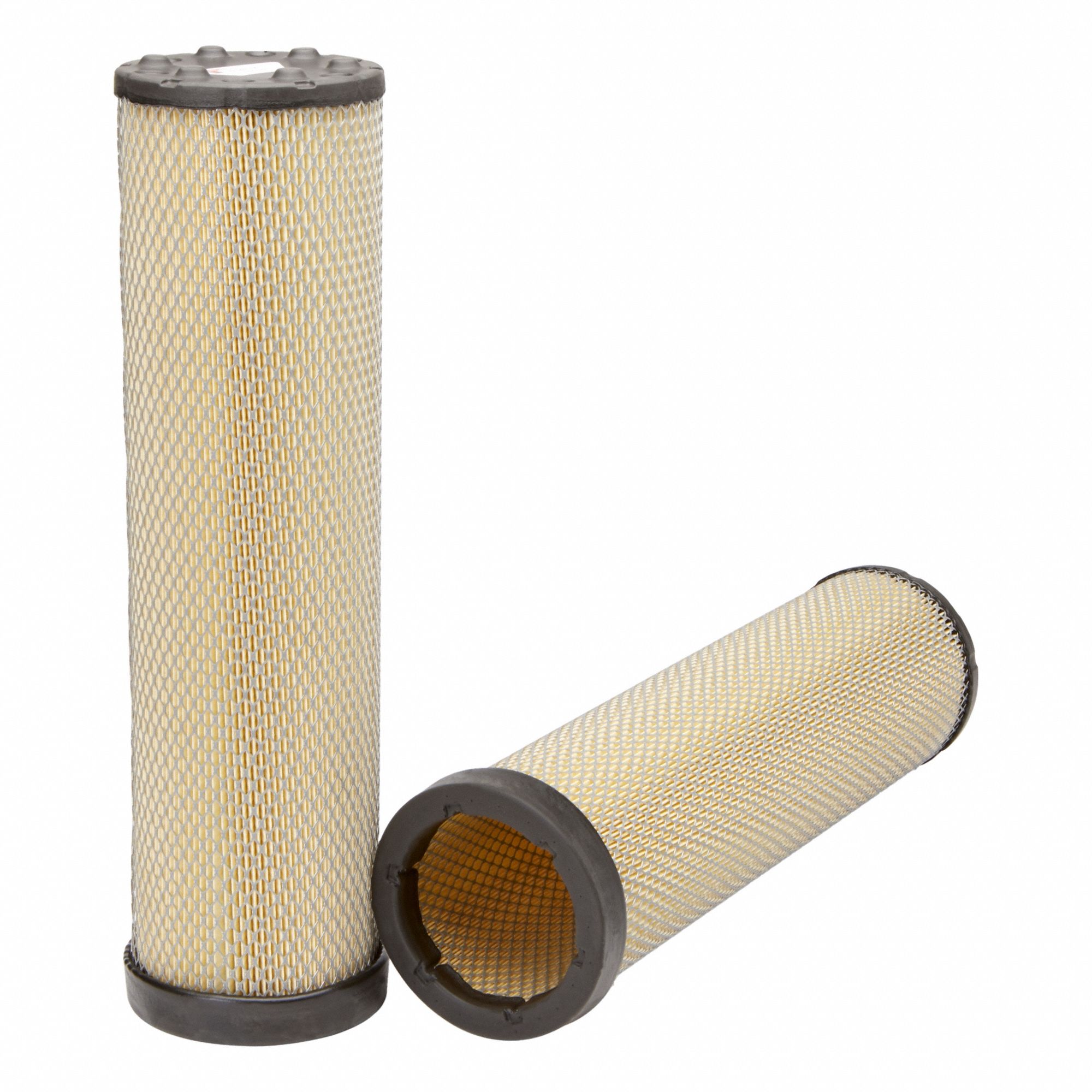 Automotive Air Filter: Round-Oval, Engine, Radial Seal, 5 3/16 in Outside Dia, Trucks