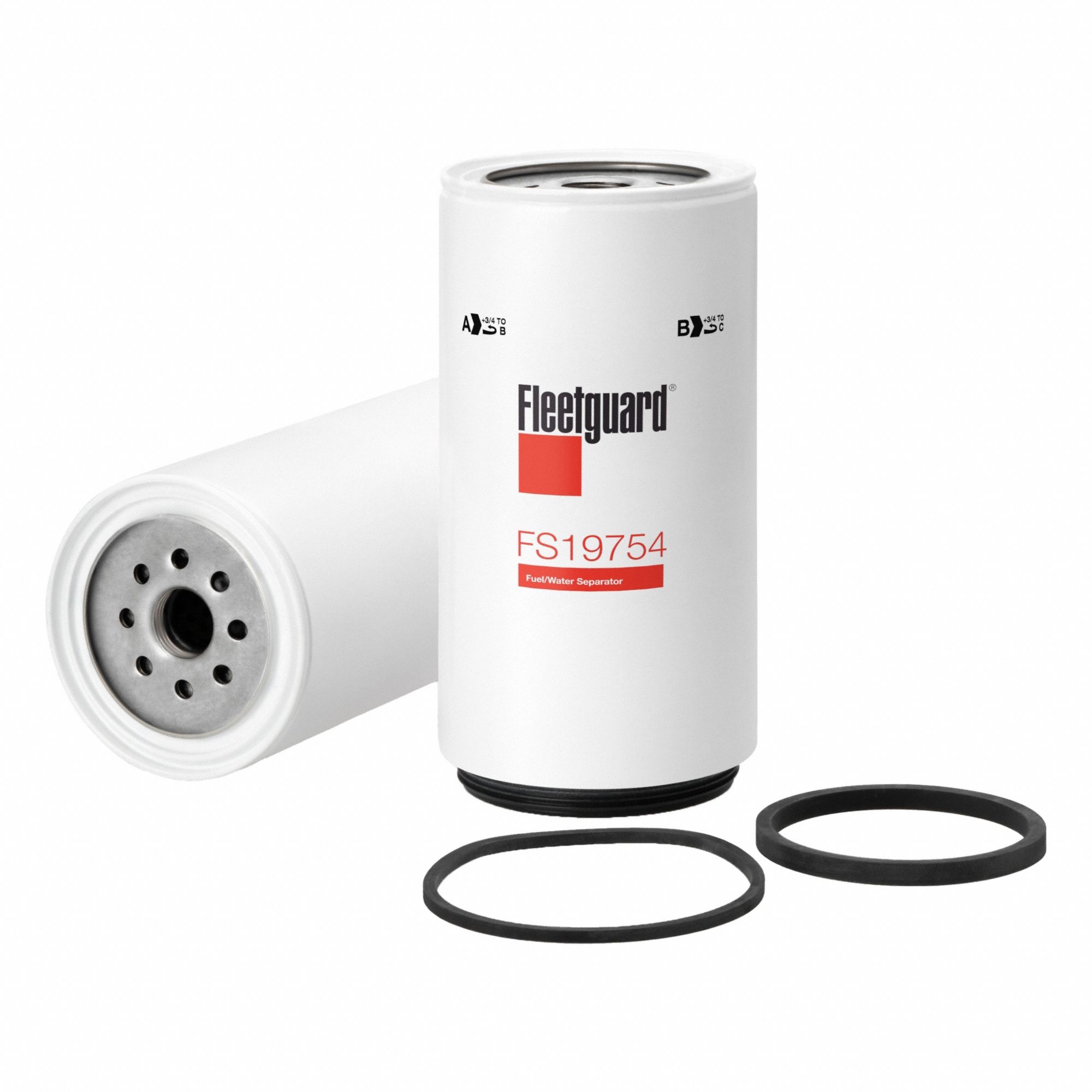 Automotive Fuel Filter: 14 1/2 in Overall Lg, 4 3/8 in Outside Dia, 10 1/2 in Overall Ht