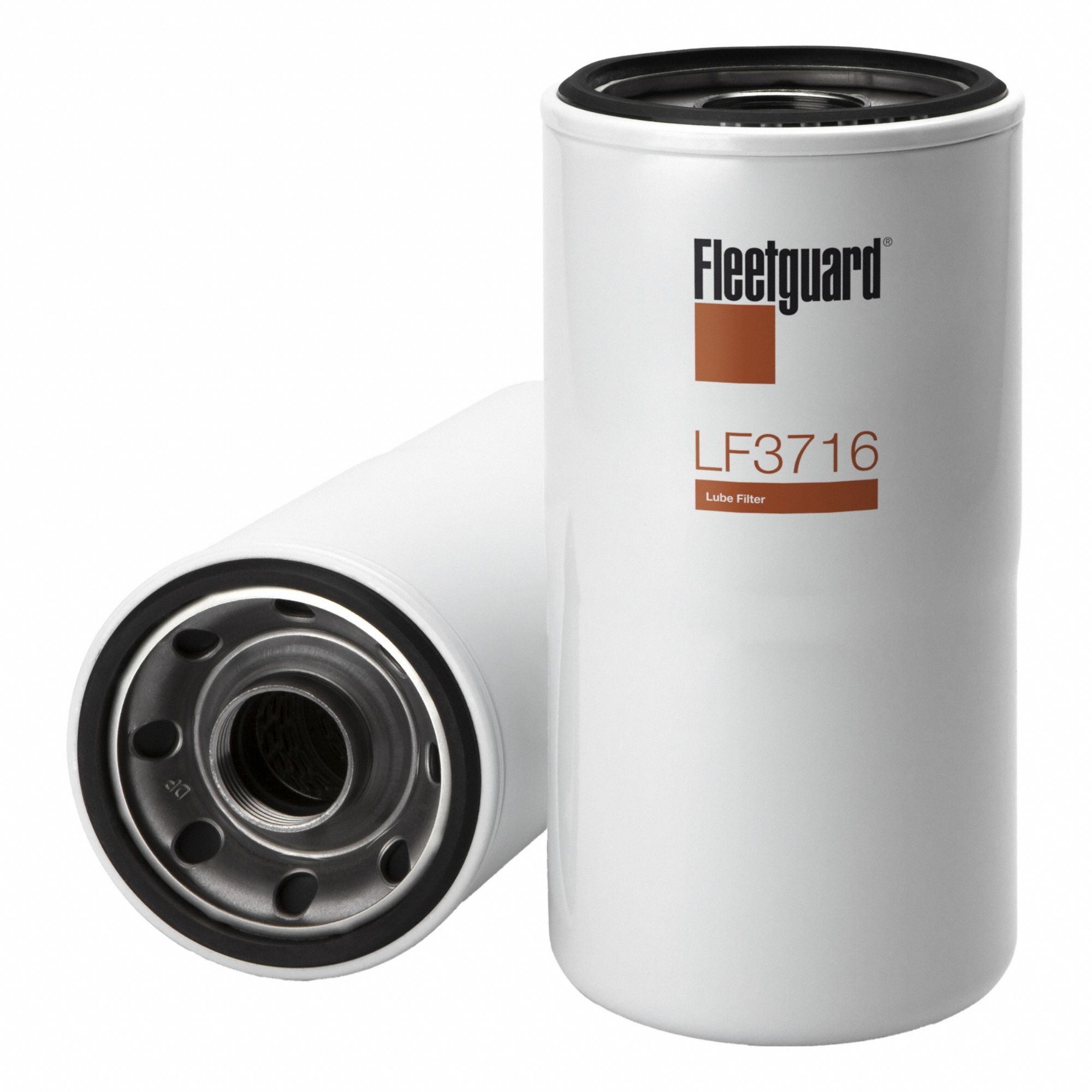 Automotive Oil Filter: B7241, LF3716, 1 1/2"-12 UNS-2B Thread Size, 10 in Overall Ht, Oil