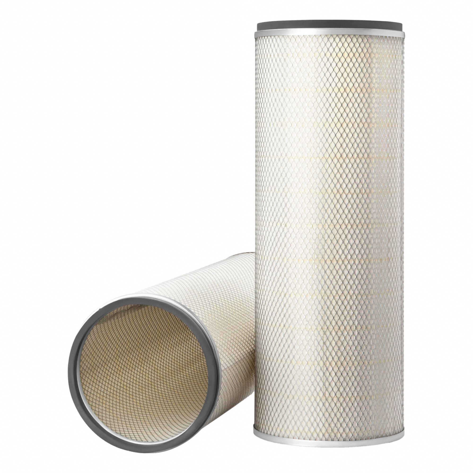 Automotive Air Filter: Round-Oval, Engine, Axial Seal, 9 11/32 in Outside Dia, Cellulose
