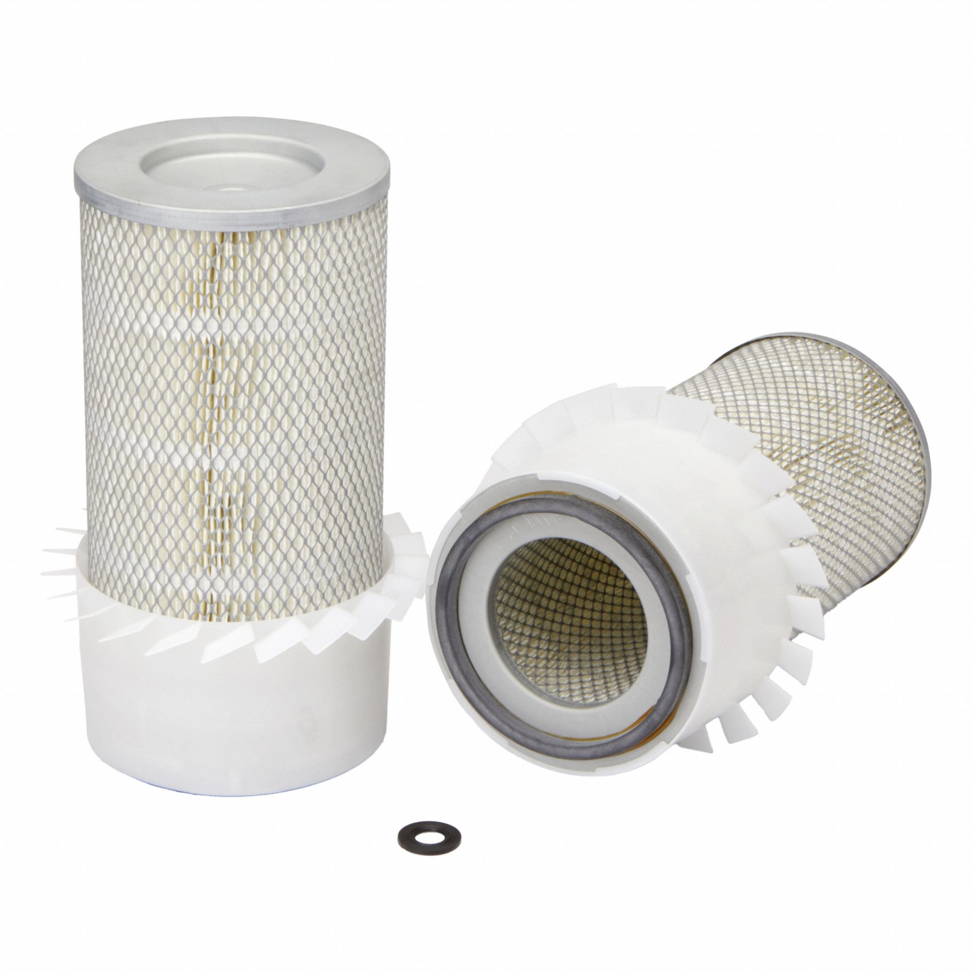 Automotive Air Filter: Round-Oval, Engine, Axial Seal, 6 3/32 in Outside Dia, PA1681-FN