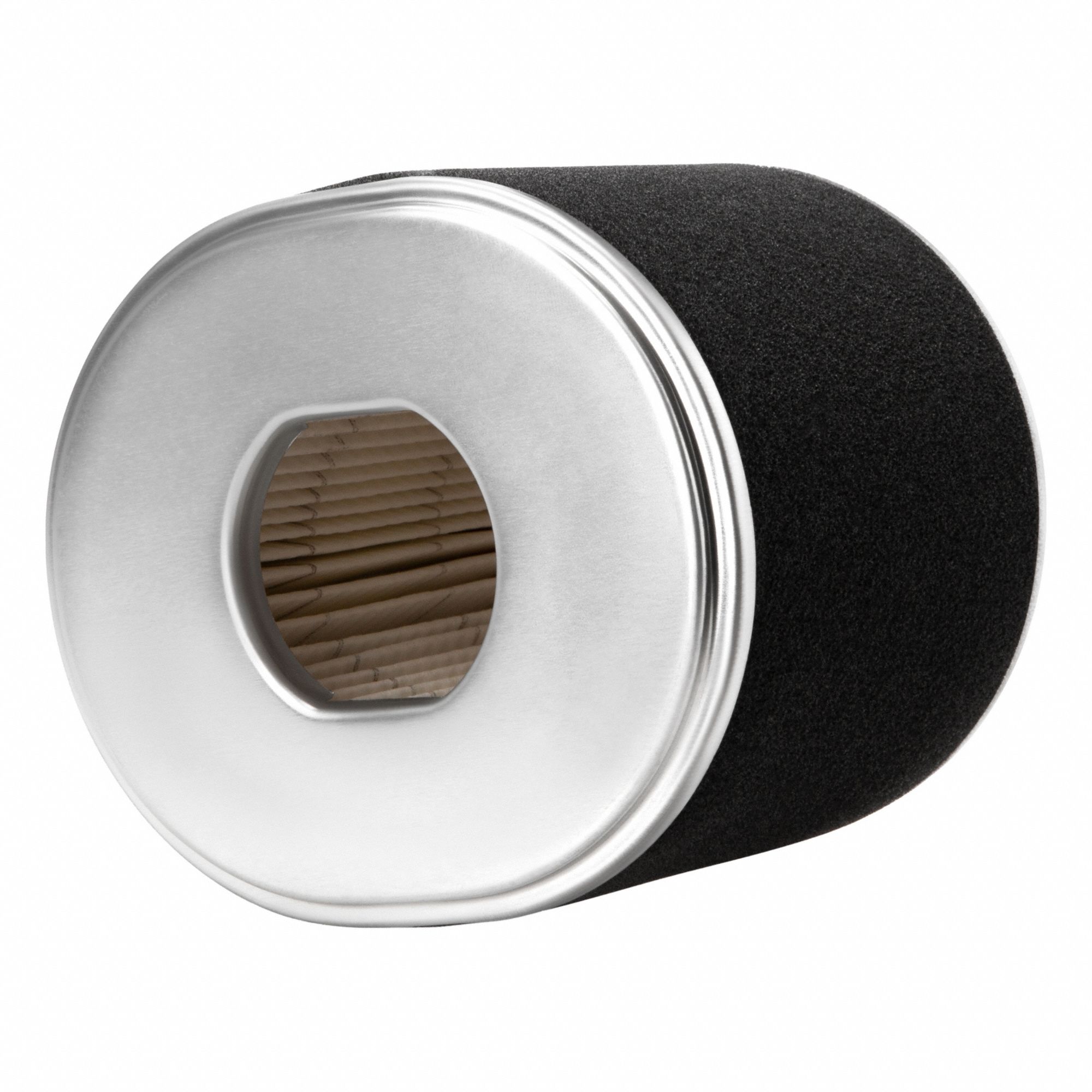 Automotive Air Filter: Round-Oval, Engine, Axial Seal, 7/8 in Inside Dia, 4 in Overall Lg