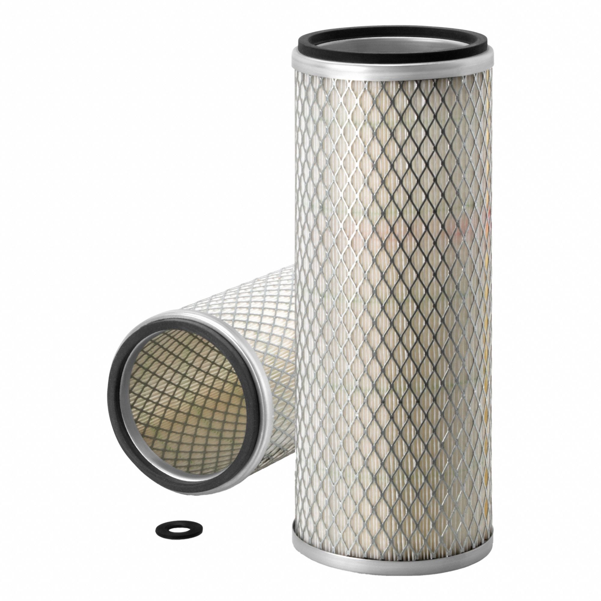 Automotive Air Filter: Round-Oval, Engine, Axial Seal, 21/32 in Outside Dia, PA693, AF815