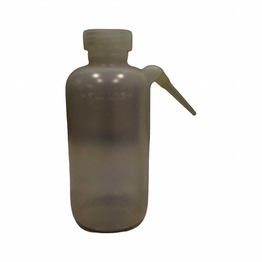 Wash Bottle: 16 fl oz Capacity - oz, 500 mL Capacity - mL, No Imprinting, Narrow Mouth Size, Plastic