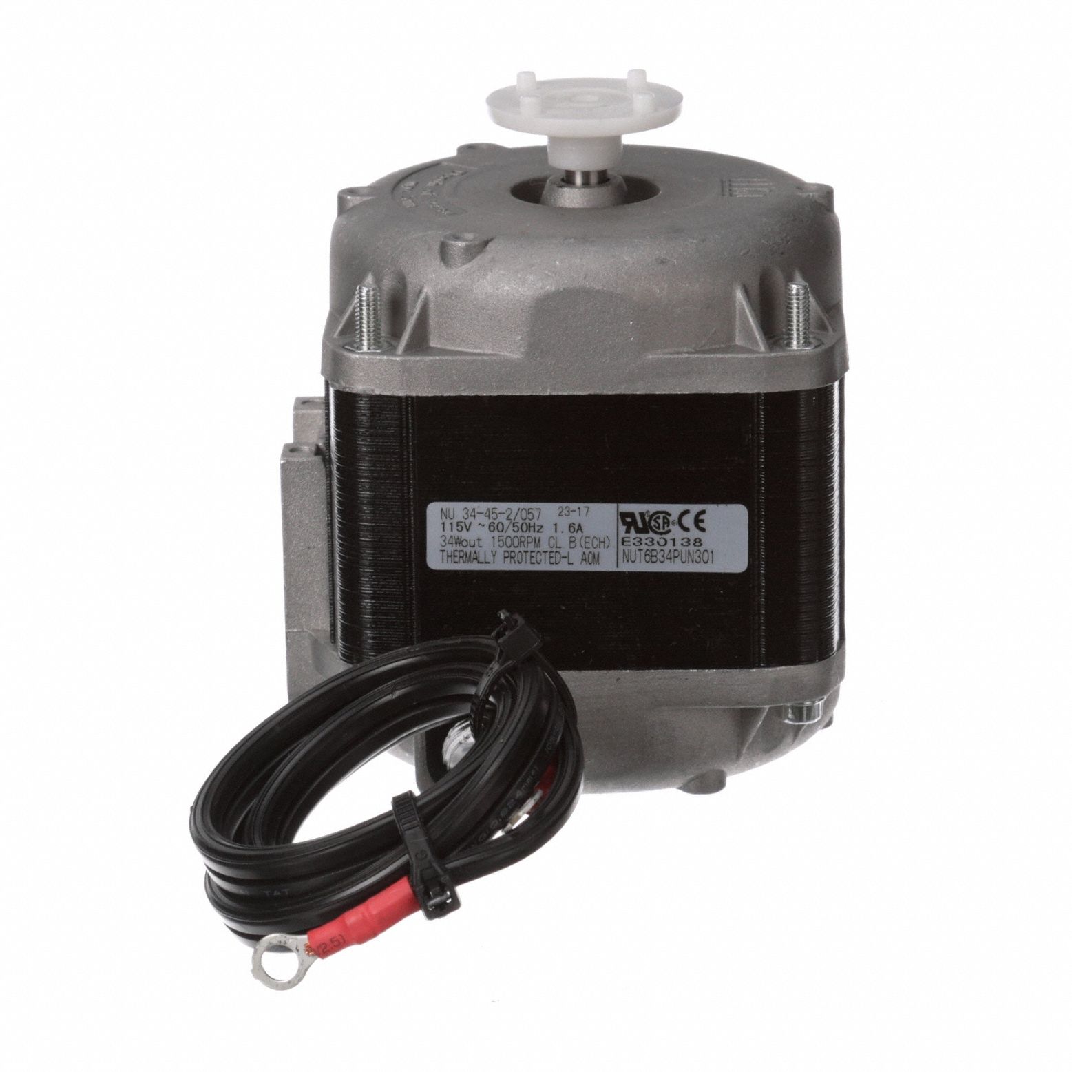 Direct Drive Fan/Blower Motor: Aluminum Frame, Hole Mounting, 1, 550 RPM RPM, 115V AC, CCWSE, B
