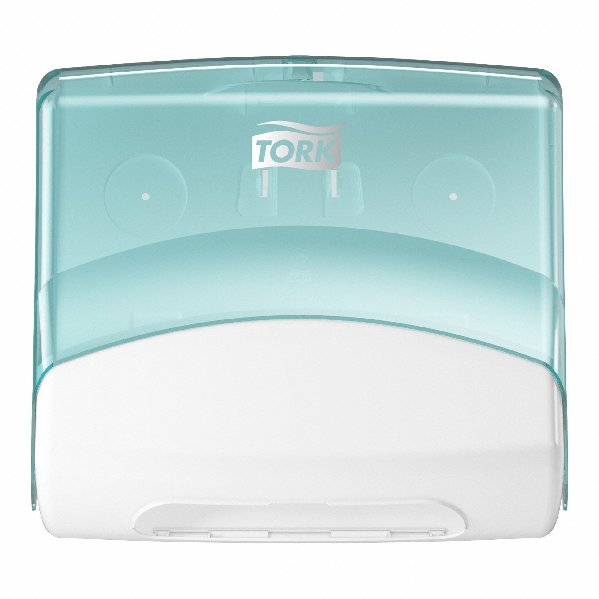 Dry Wipe Dispenser: Wall, (240) Wipes Capacity, Plastic, Blue/White, Manual