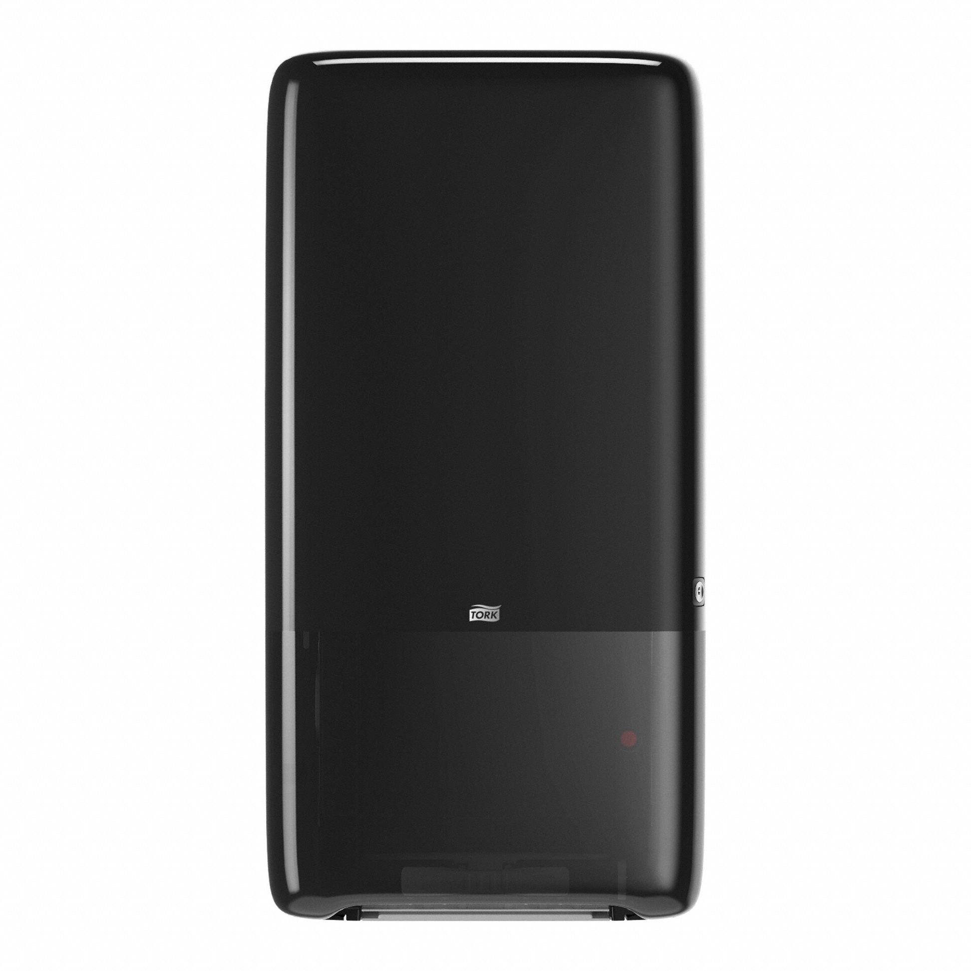 Paper Towel Dispenser: Multifold, 7 7/8 in Paper Towel Wd, Not a Roll, Plastic, Black