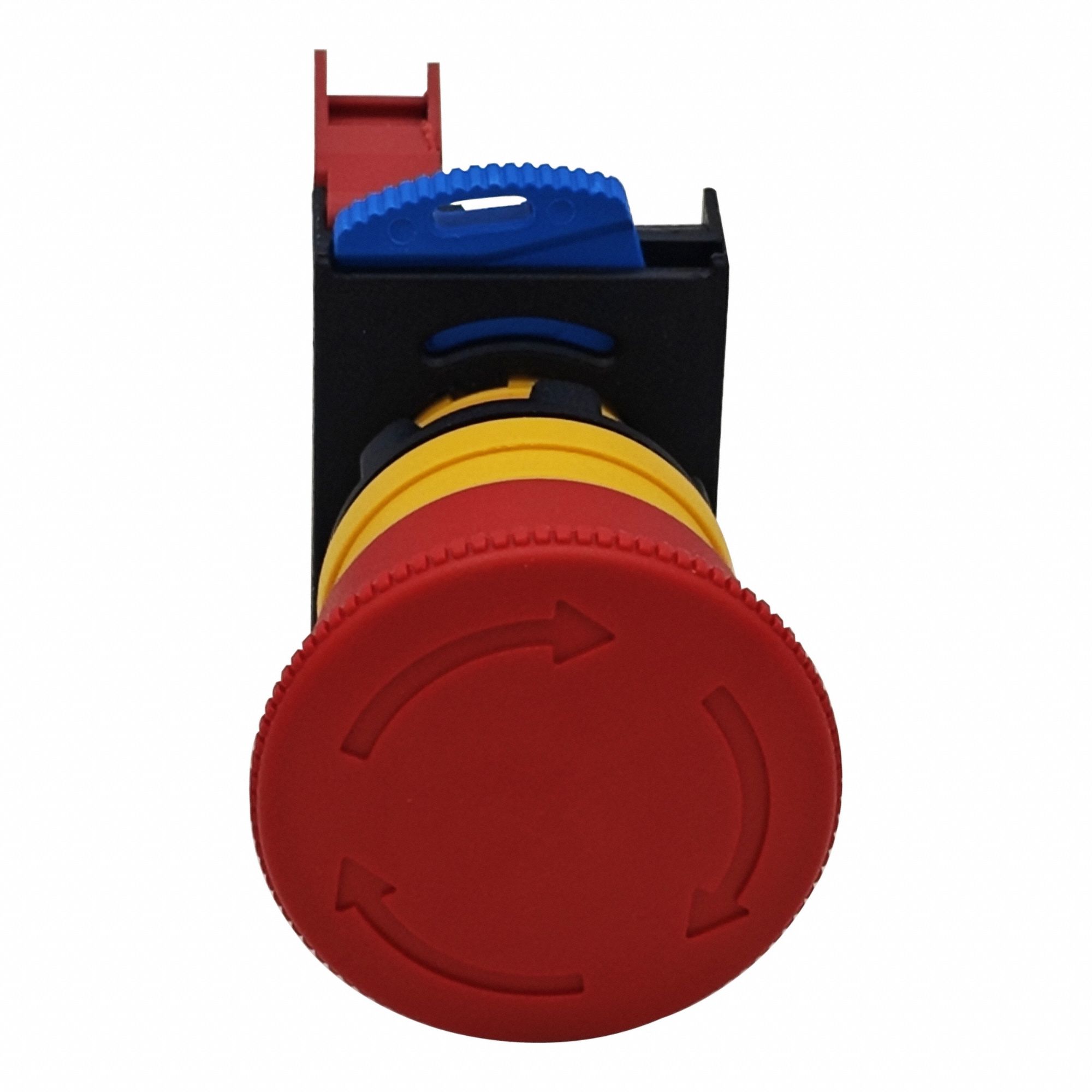 Emergency Stop Push Button: Non-Illuminated, Mushroom Head Profile, Non-Metallic, 22 mm, 1NC