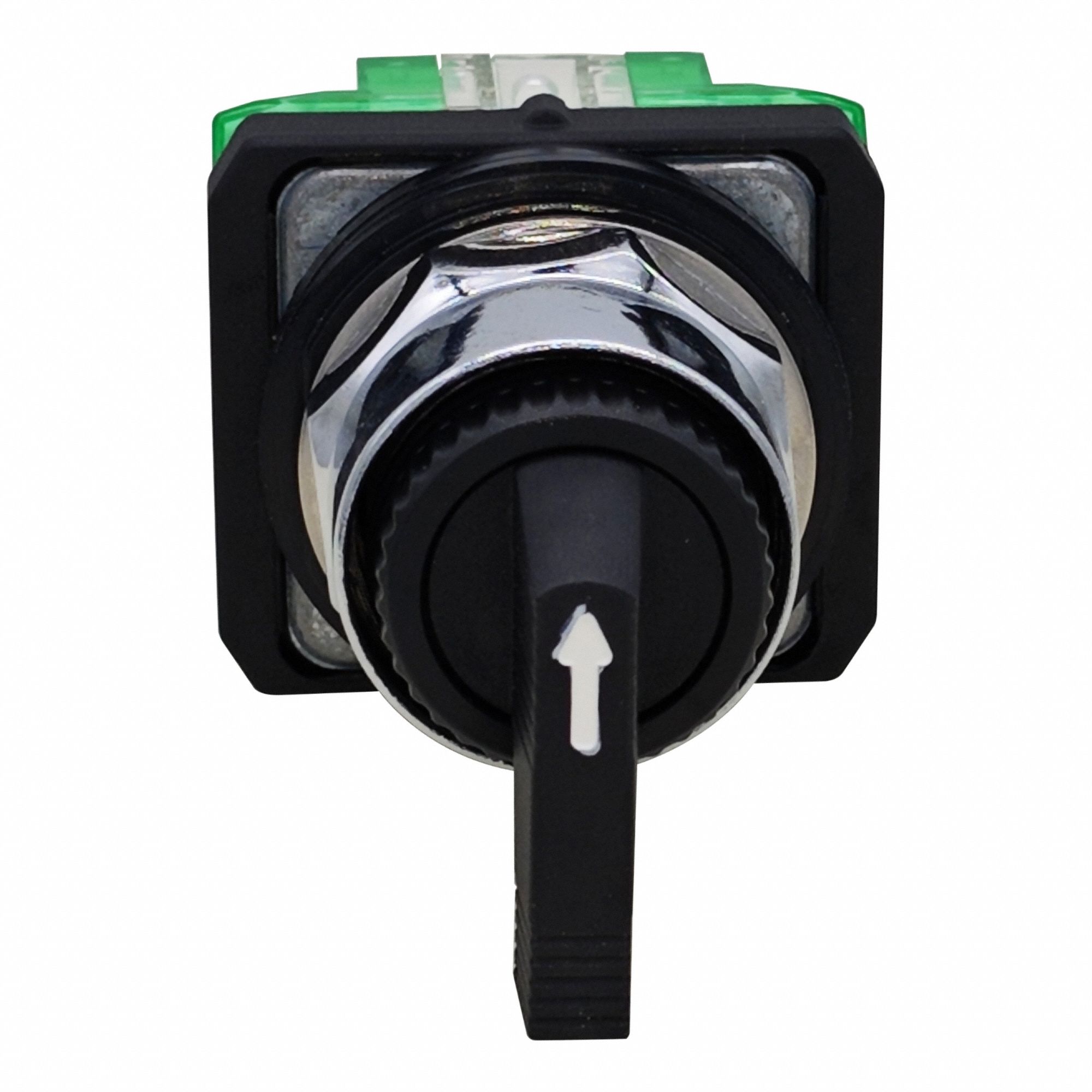 Selector Switch: 30 mm Panel Mounting Size, 3 Positions, Extended Lever, 2NO