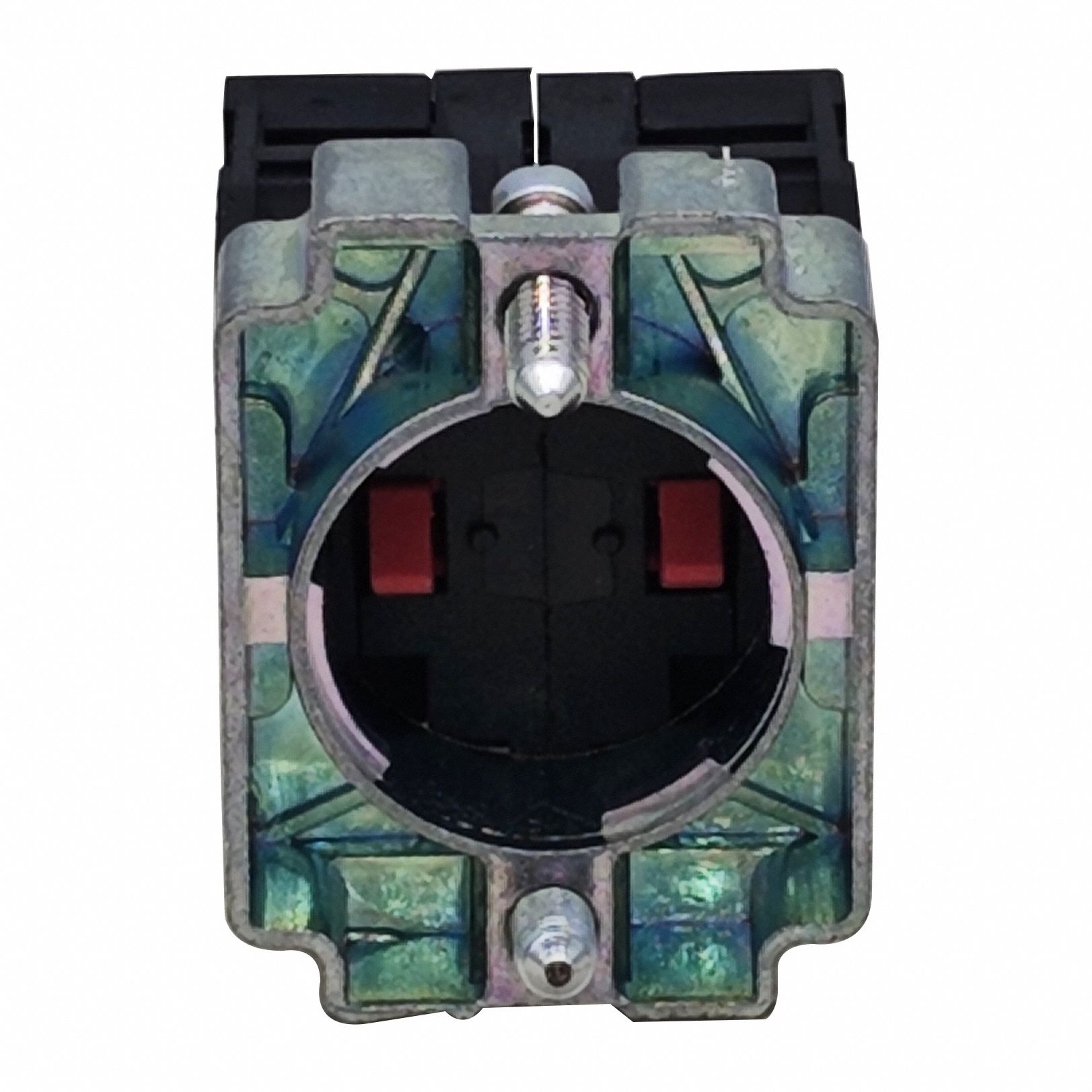 Contact Block: 22 mm Panel Mounting Size, 2NC, Momentary, Screw Terminals