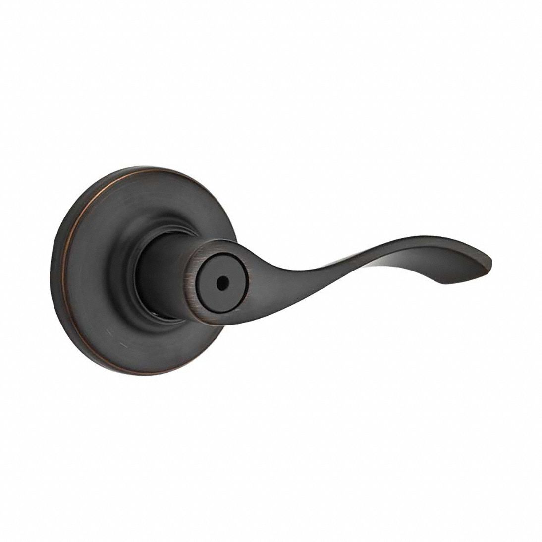 Door Lever Lockset: Privacy Lever Locksets, Bronze, ADA Compliant
