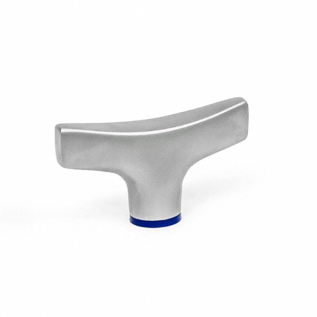 Hygienic Wing Nut: M4 Thread Size, Stainless Steel, 316, H-NBR, 40 mm Max Wing Span, Plain