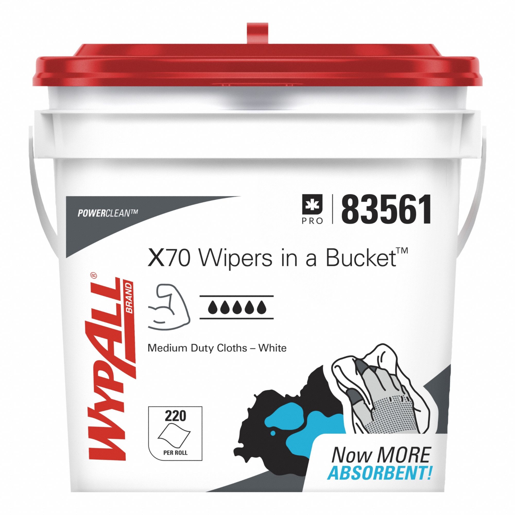 WIPERS IN A BUCKET WH 220SH