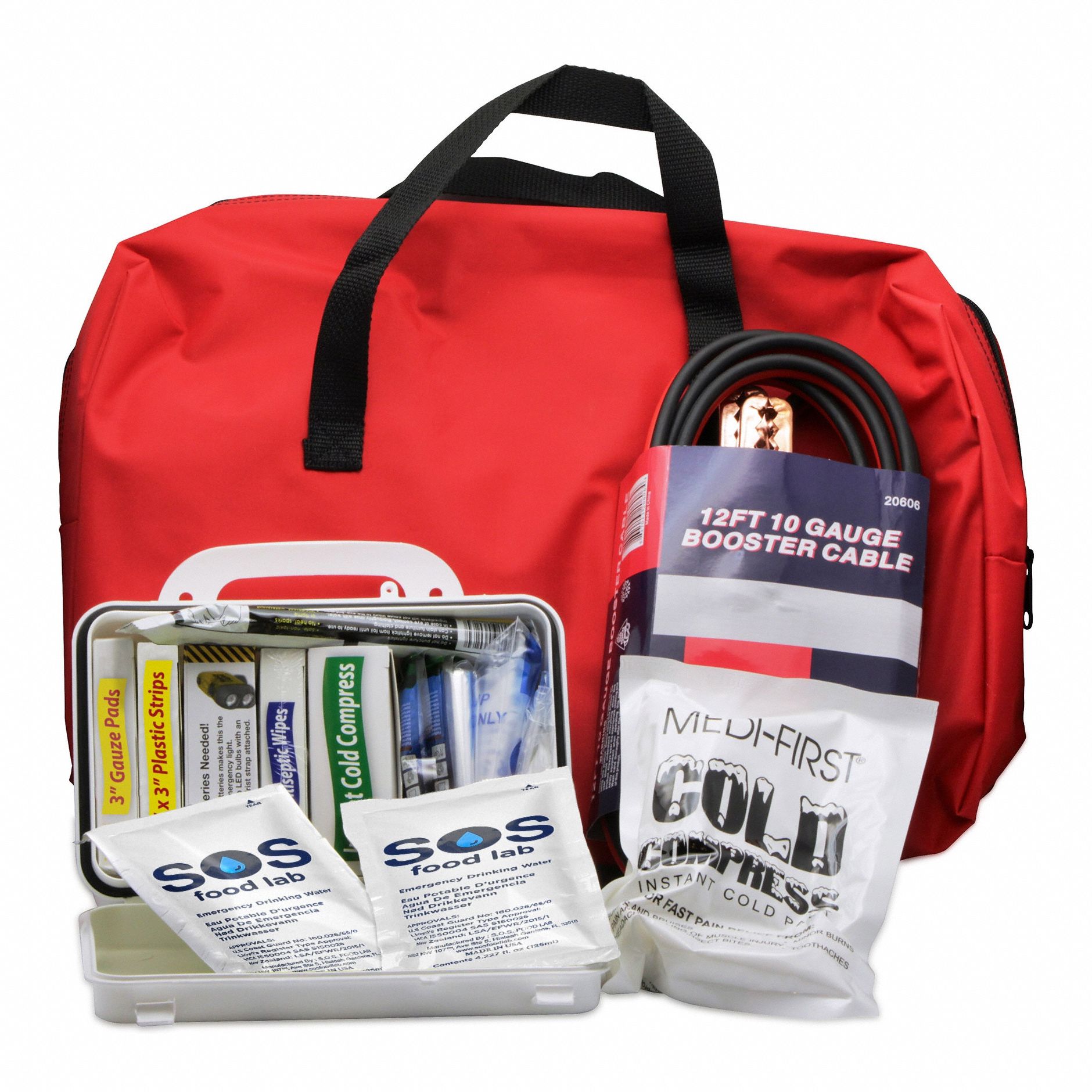 Survival Kit: 50 Components, Handbag, 1 People Served