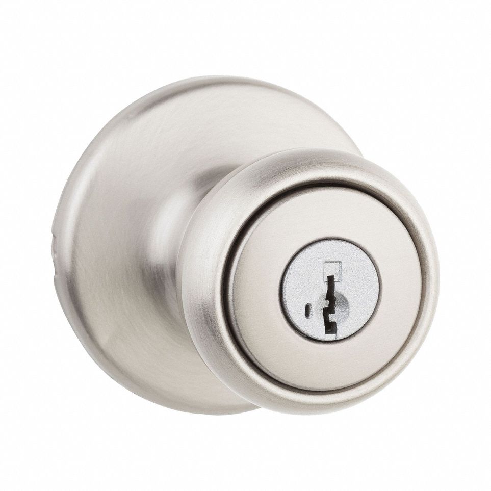 Door Knob Lockset: Office Knob Locksets, Nickel
