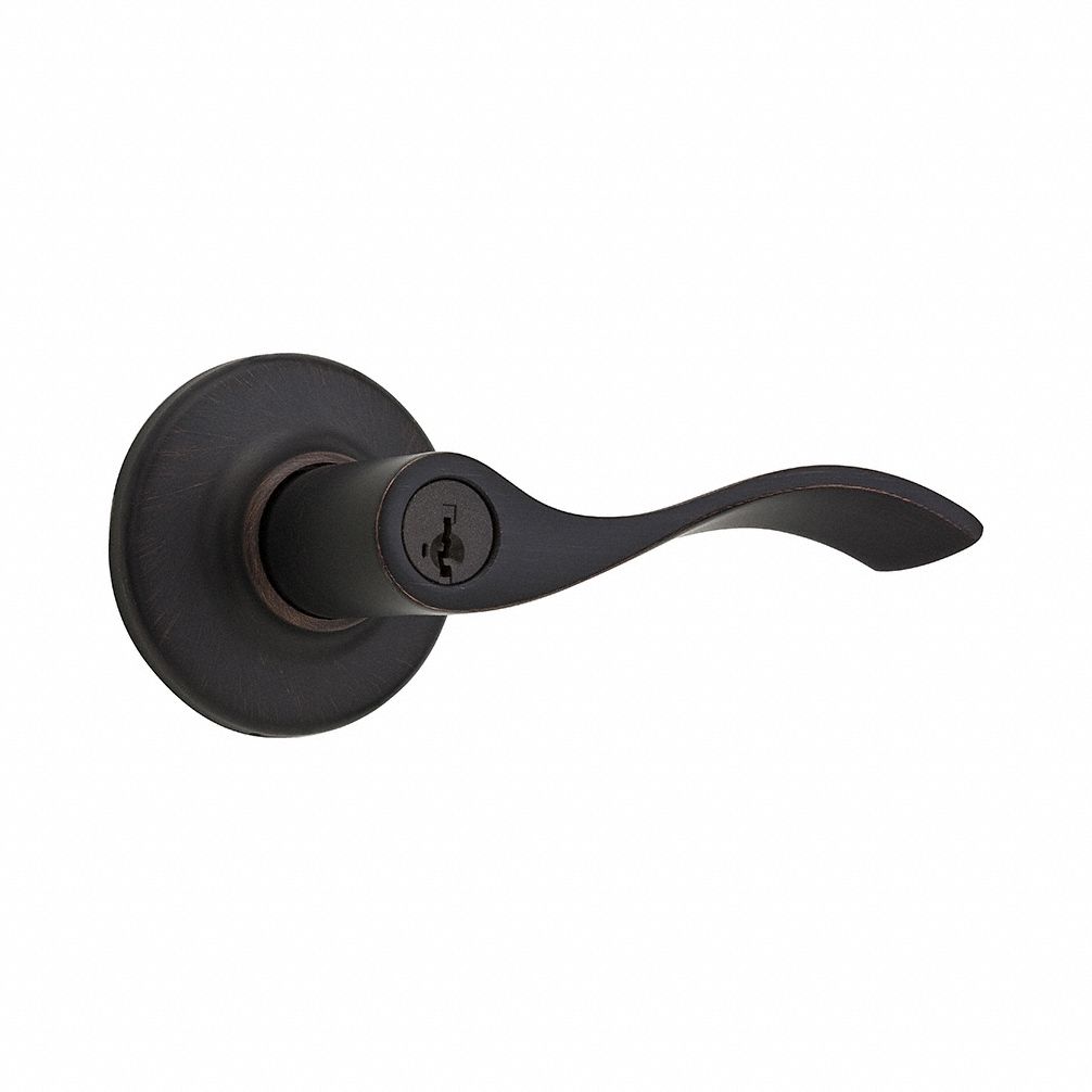 Door Lever Lockset: Office Lever Locksets, Bronze, ADA Compliant