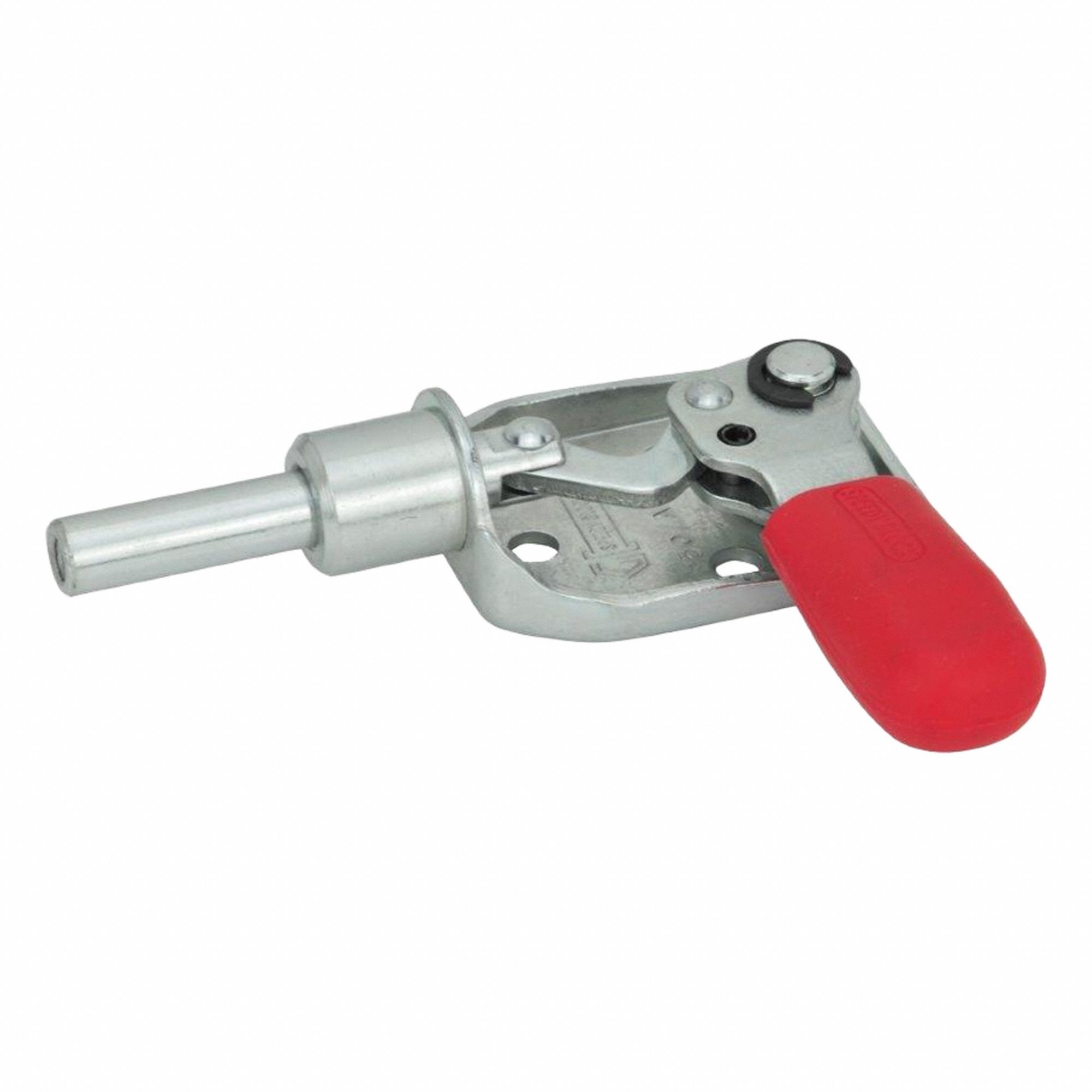 Push-Pull Toggle Clamp: Flange Base Mounting, Std Clockwise Handle, 45.2 mm Arm Lg, M4