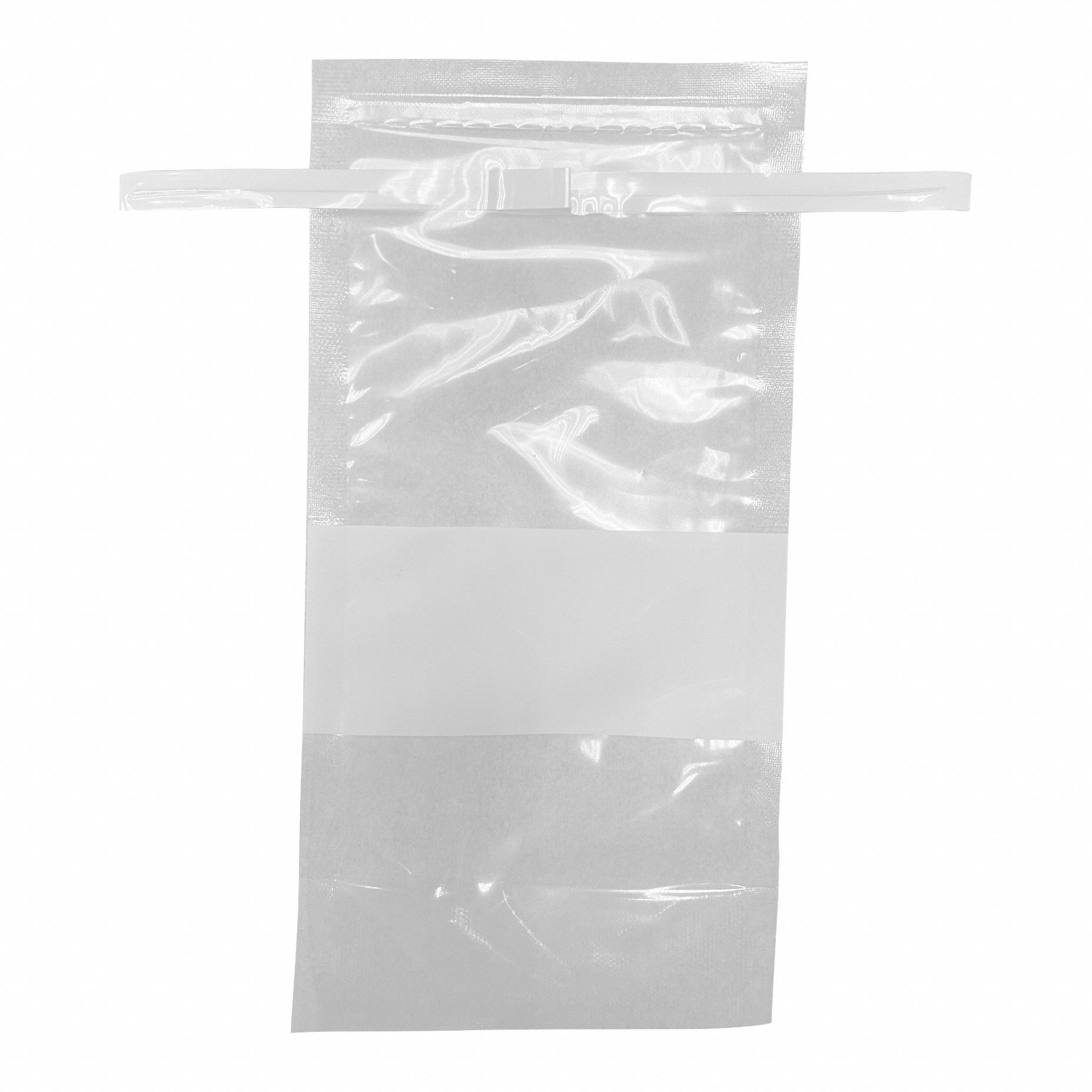Sampling Bag: Write-On, Sterile, 7 fl oz Capacity - oz, 207 mL Capacity - mL, LDPE