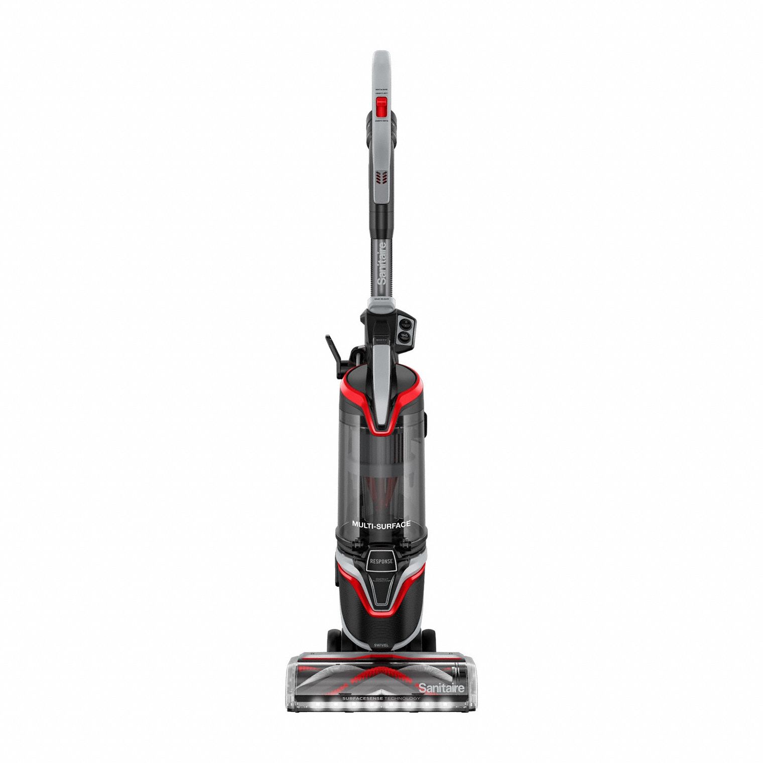 Upright Vacuum Cleaner: 12 in Cleaning Path Wd, 72 cfm Air Flow, 14 lb Wt, Std, Bagless