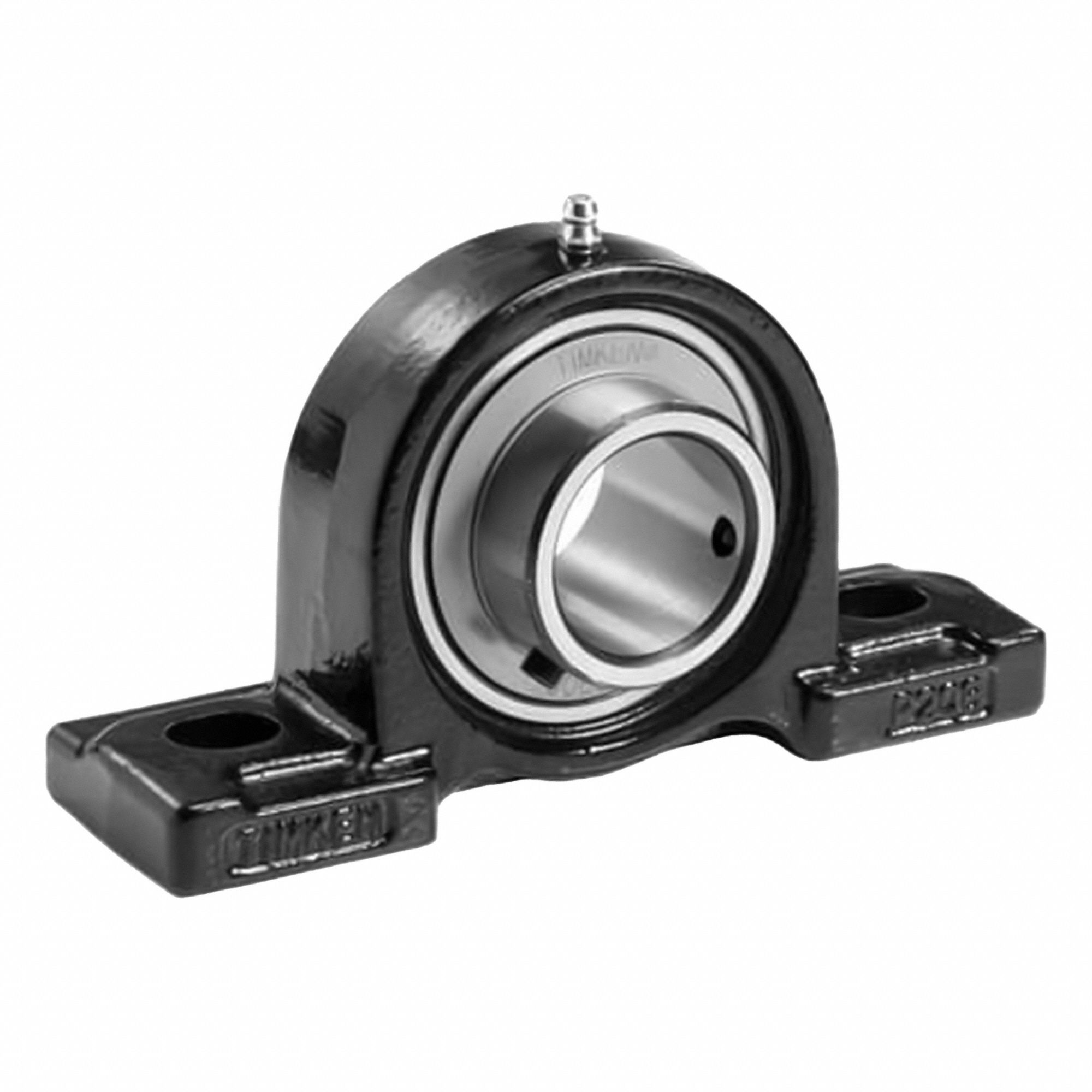 TIMKEN YAS1 3/16 SGT Pillow Block Bearing - 1-3/16" Bore, Cast Iron, Fixed (Non-Expansion), Two Bolt Base