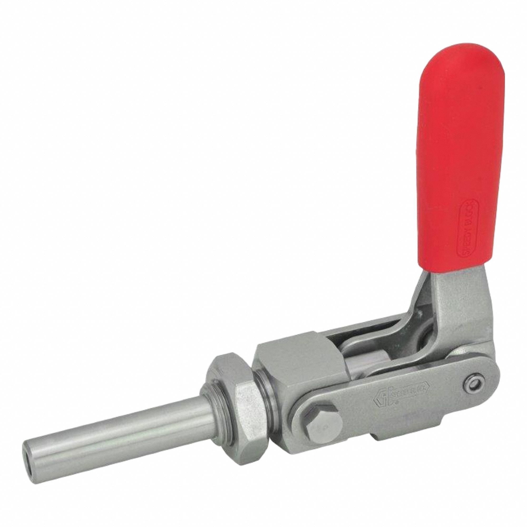 Push-Pull Toggle Clamp: Flange Base Mounting, Std Counter-Clockwise Handle, 110 mm Arm Lg
